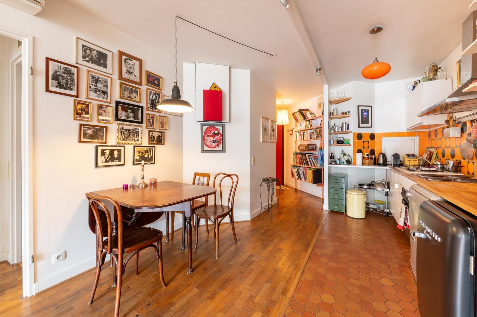 Trendy 1bd Retreat With Patio Goutte D'or Apartment