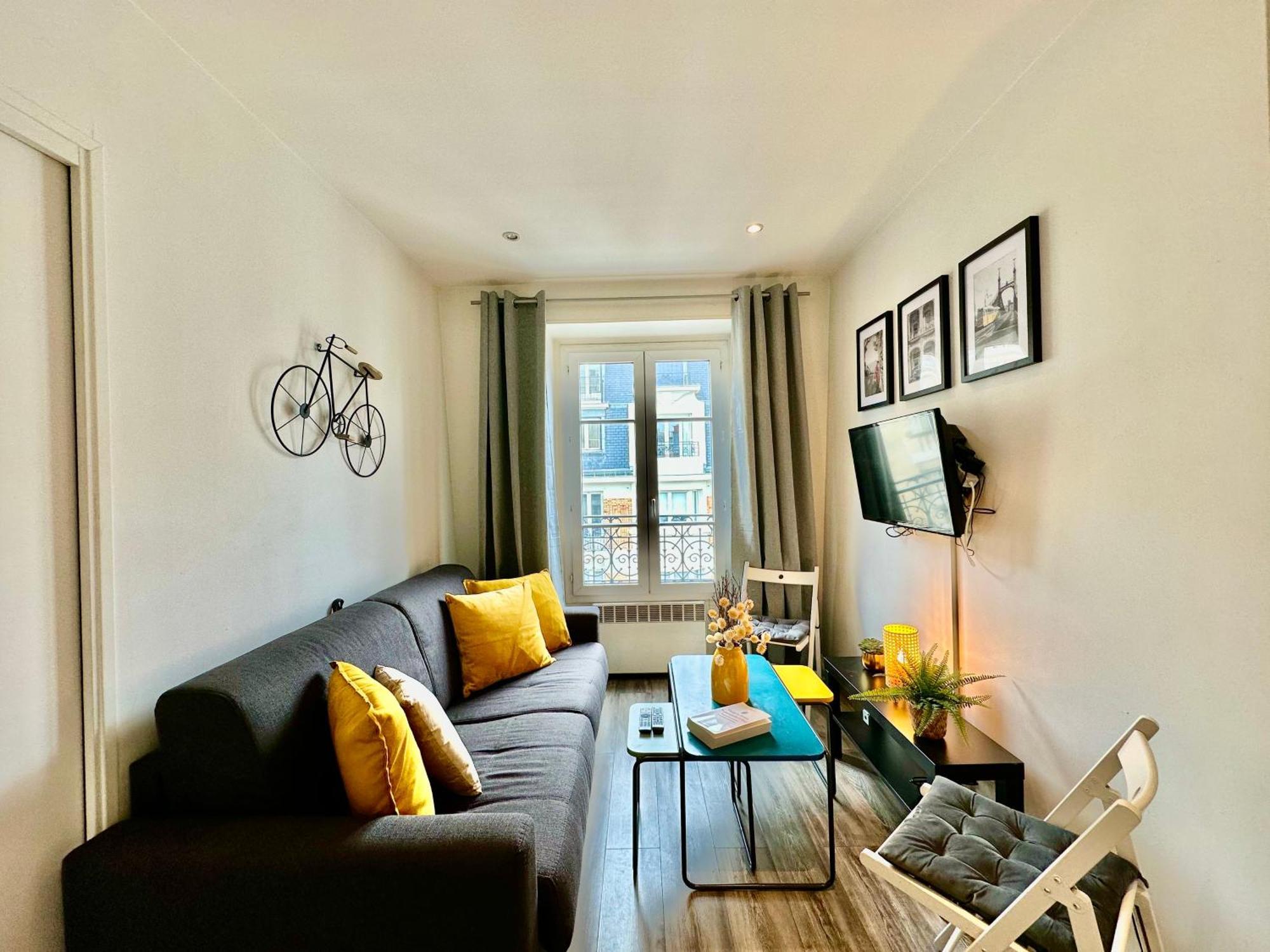 Bright And Stylish For 4 Next Eiffel Tower Appartement *