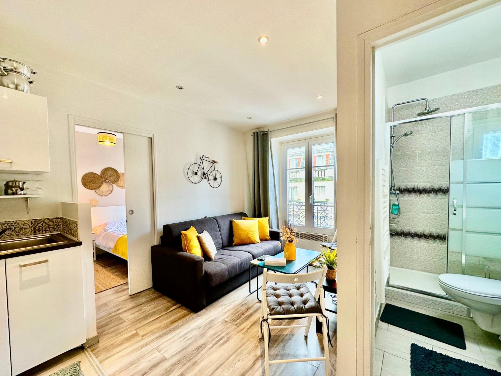 Bright And Stylish For 4 Next Eiffel Tower Appartement