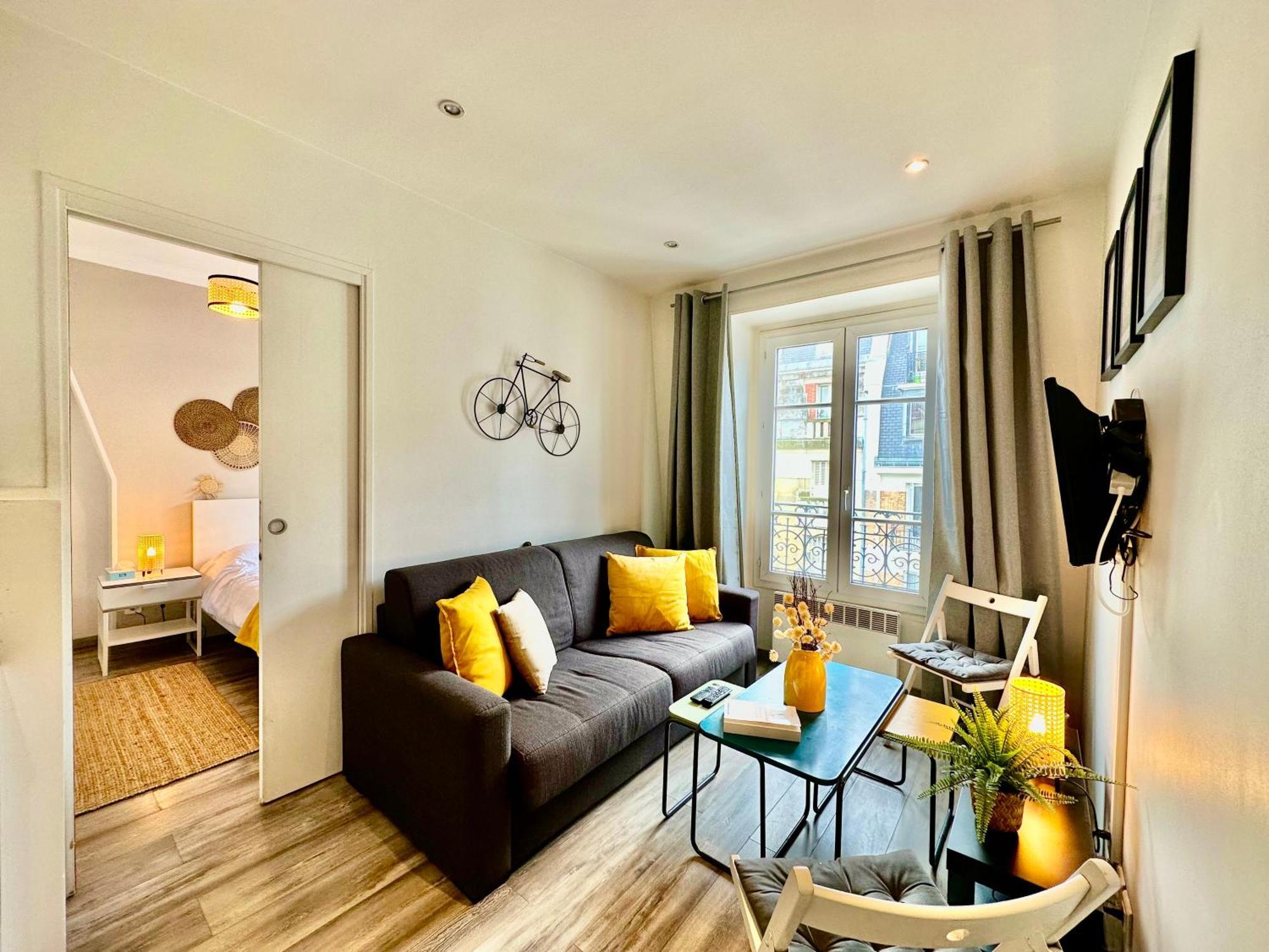 Appartement Bright And Stylish For 4 Next Eiffel Tower