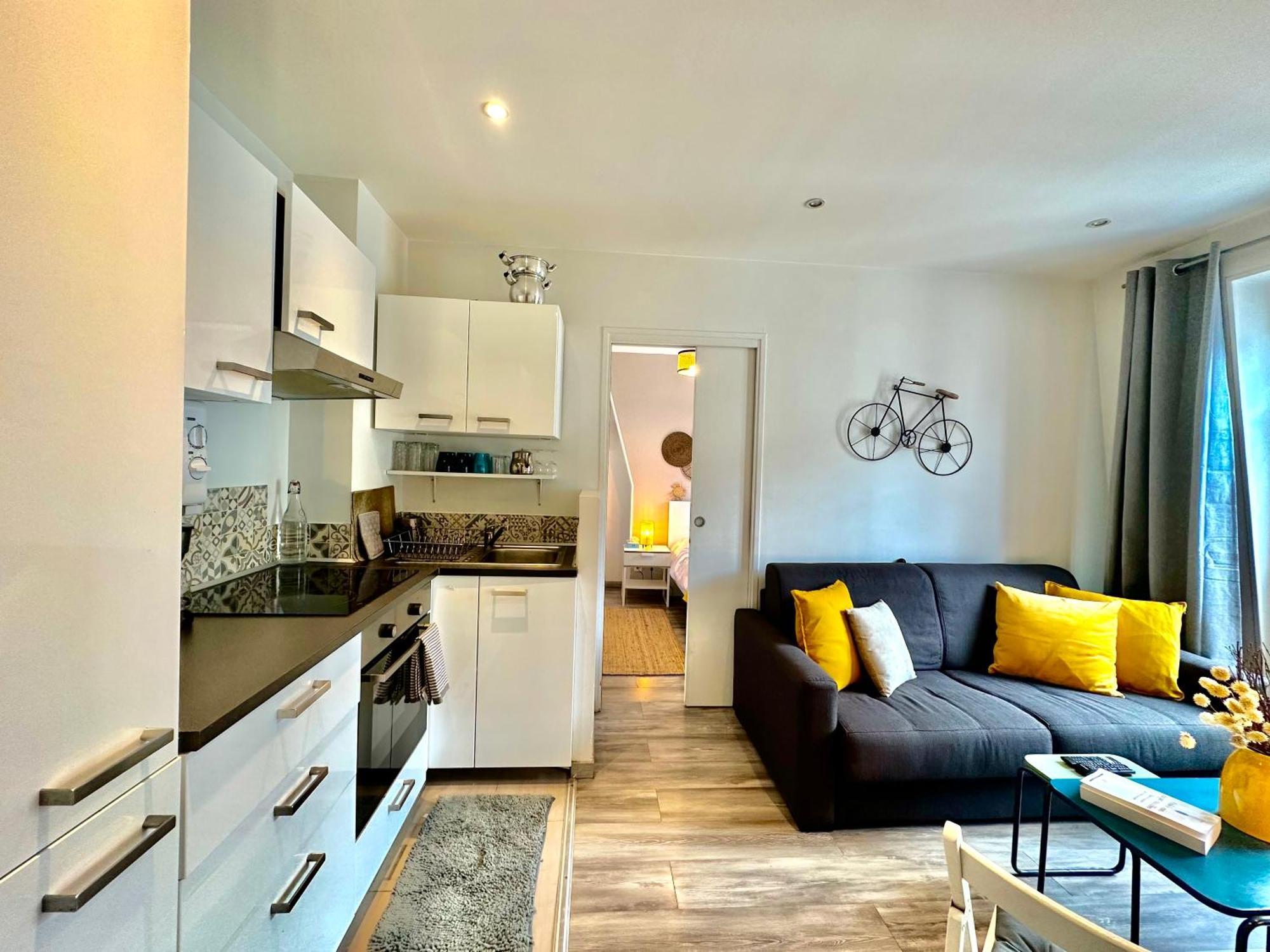 Appartement Bright And Stylish For 4 Next Eiffel Tower Paris