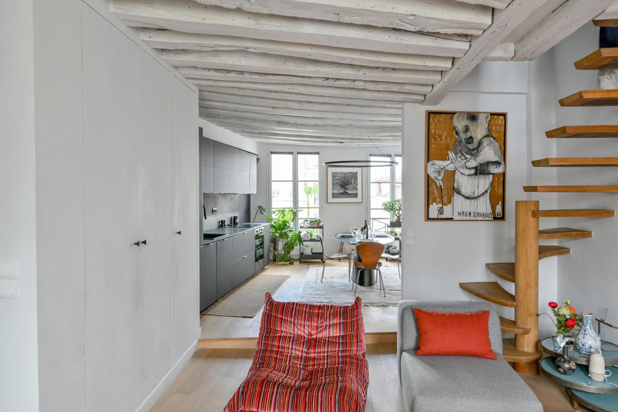 Stunning One-bedroom, Marais - Place Des Vosges Appartement Paris