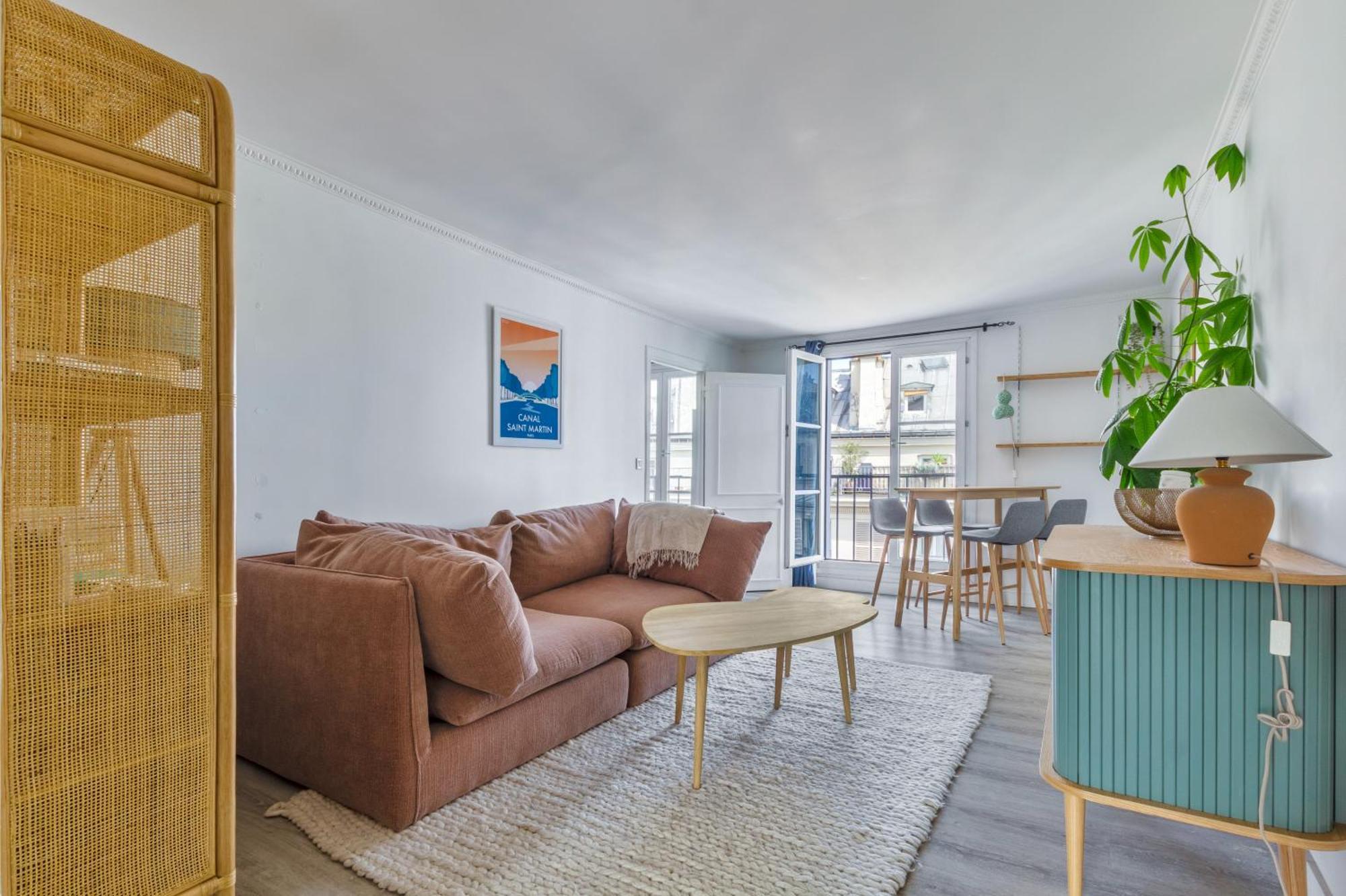Apartment Faubourg St Martin - Canal Saint Martin Chaleureux Paris