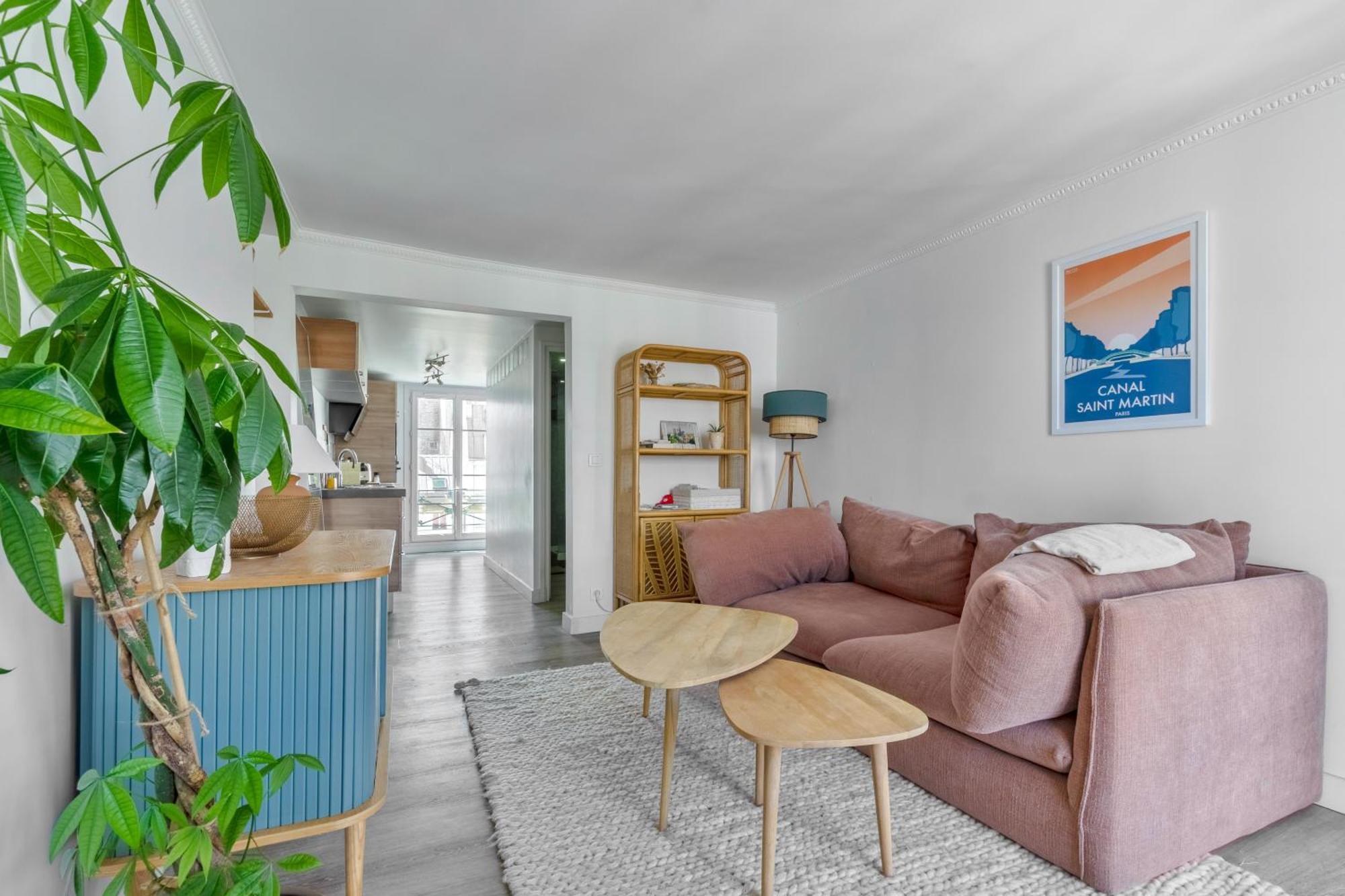 Apartment Faubourg St Martin - Canal Saint Martin Chaleureux