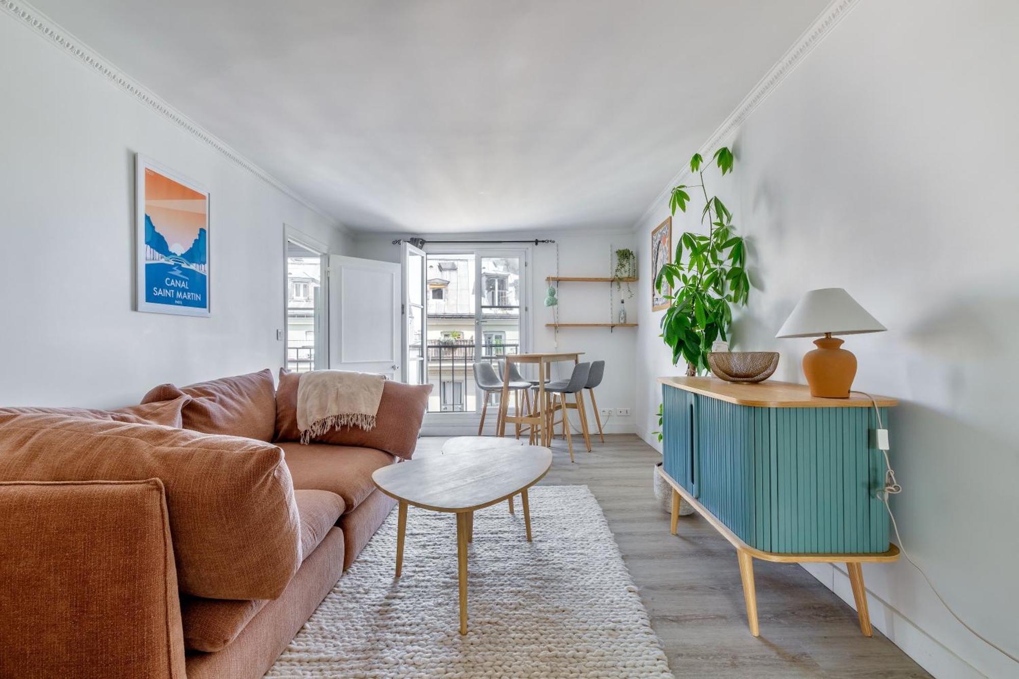 Faubourg St Martin - Canal Saint Martin Chaleureux Apartment Paris