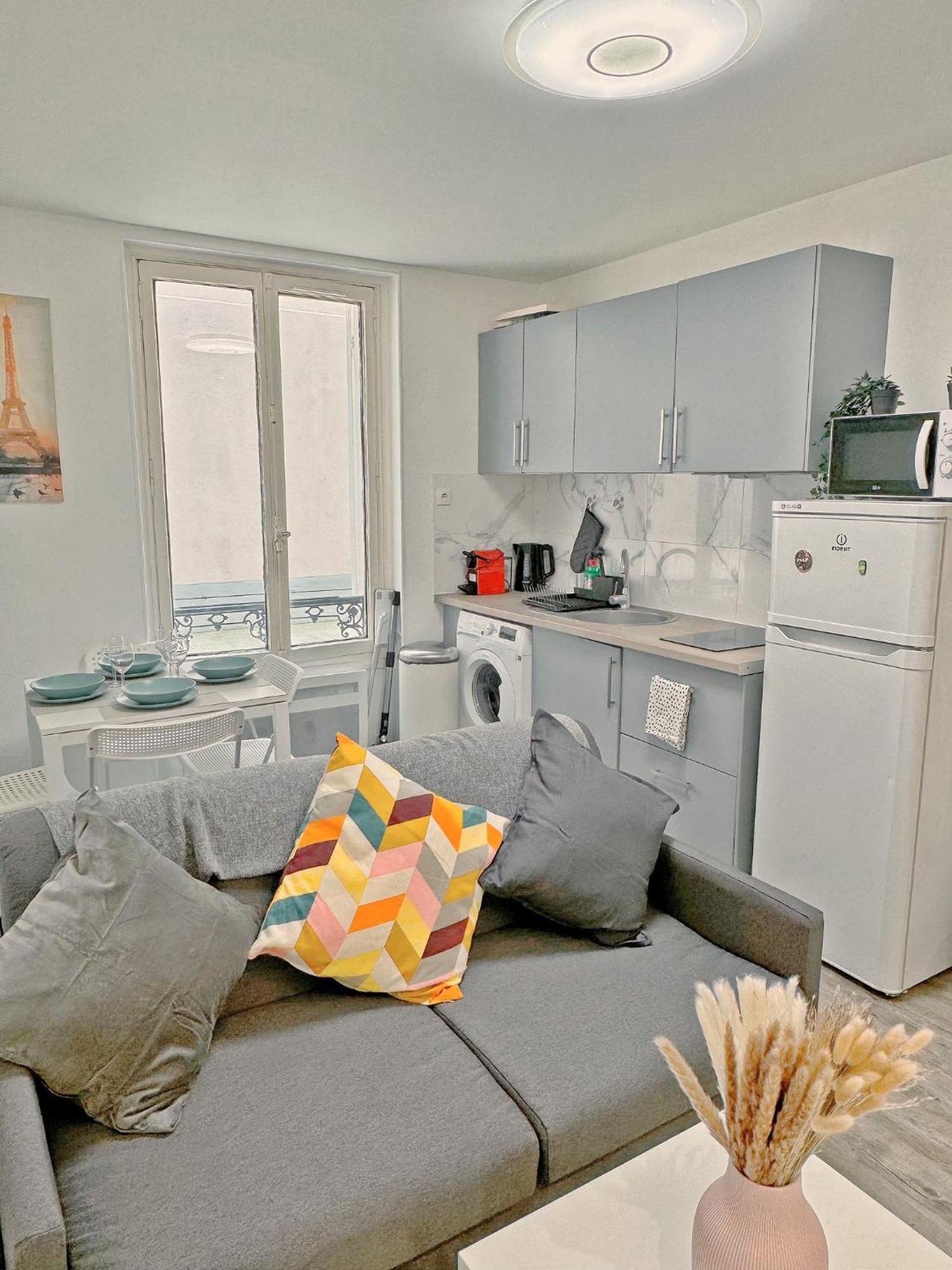 Apartment 2 Minutes Metro Pasteur 15th Cosy Free Parking Paris