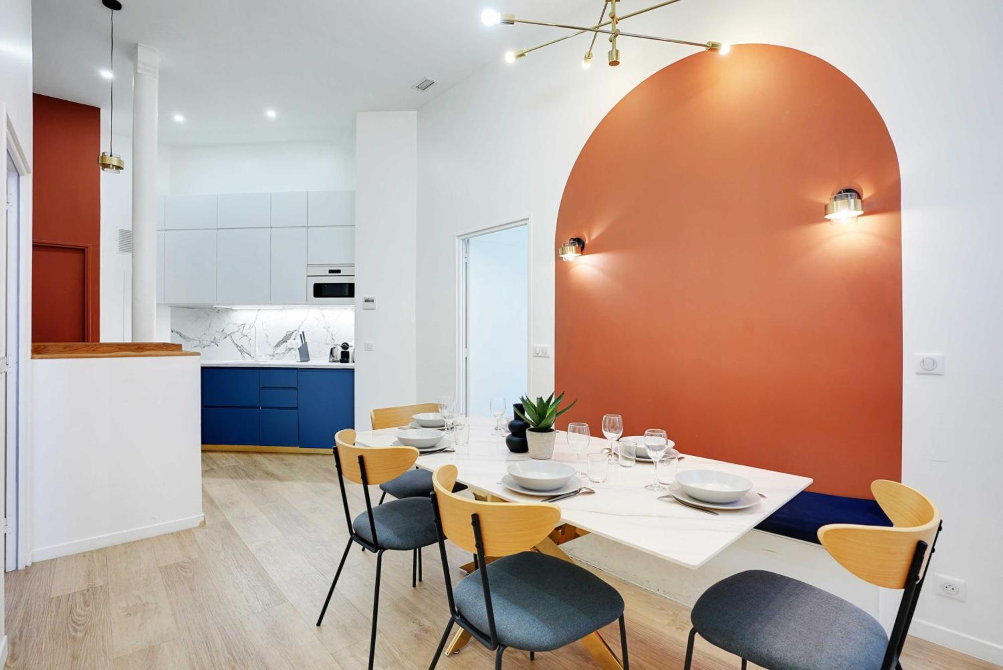 Apartment Charming 2br - 8p With Ac - Galerie Lafayette Paris