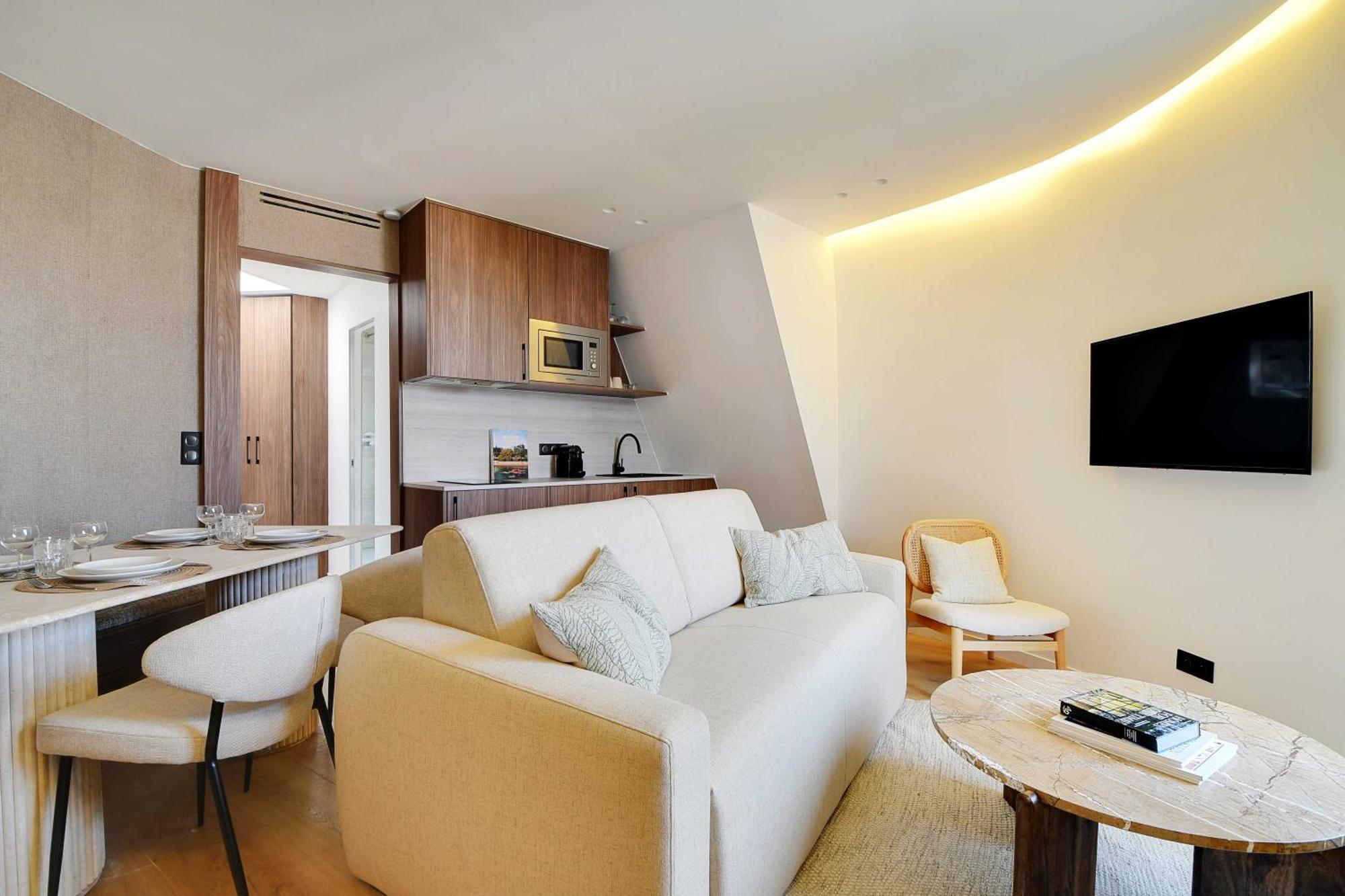 Modern -1br For 4p - View Eiffel Tower - Trocadero Apartment