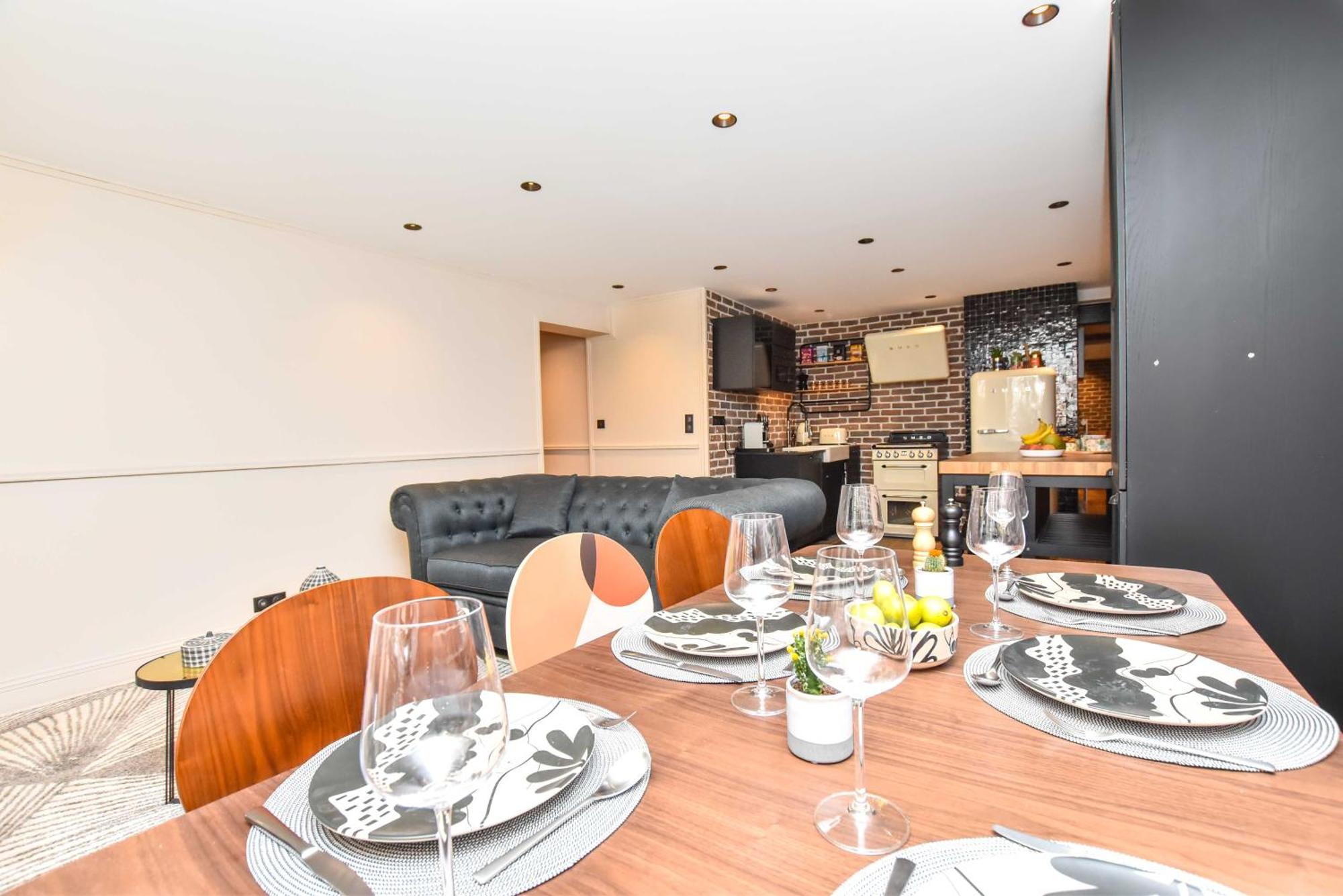 Charming 3br Montorgueil Republique Appartement *
