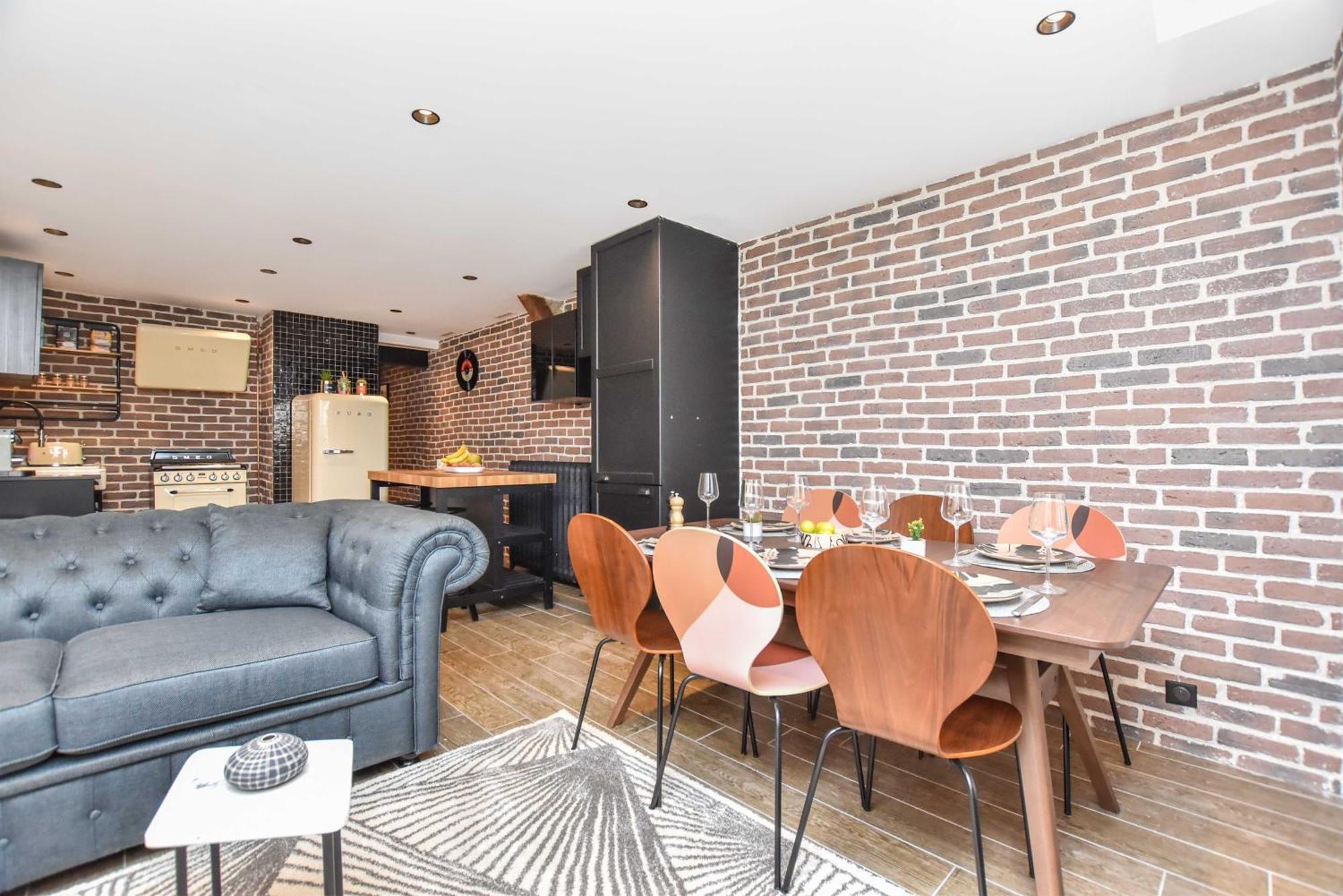 Charming 3br Montorgueil Republique Appartement