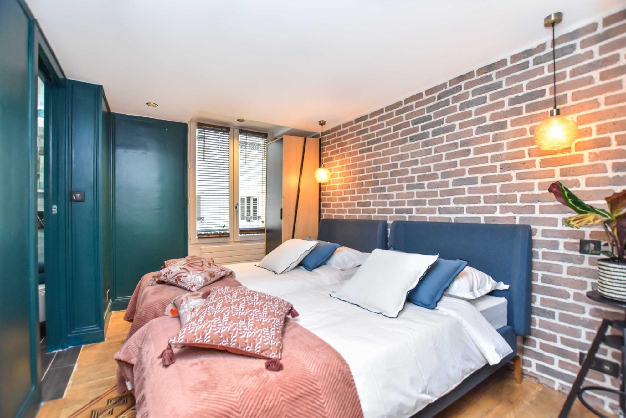 Appartement Charming 3br Montorgueil Republique *