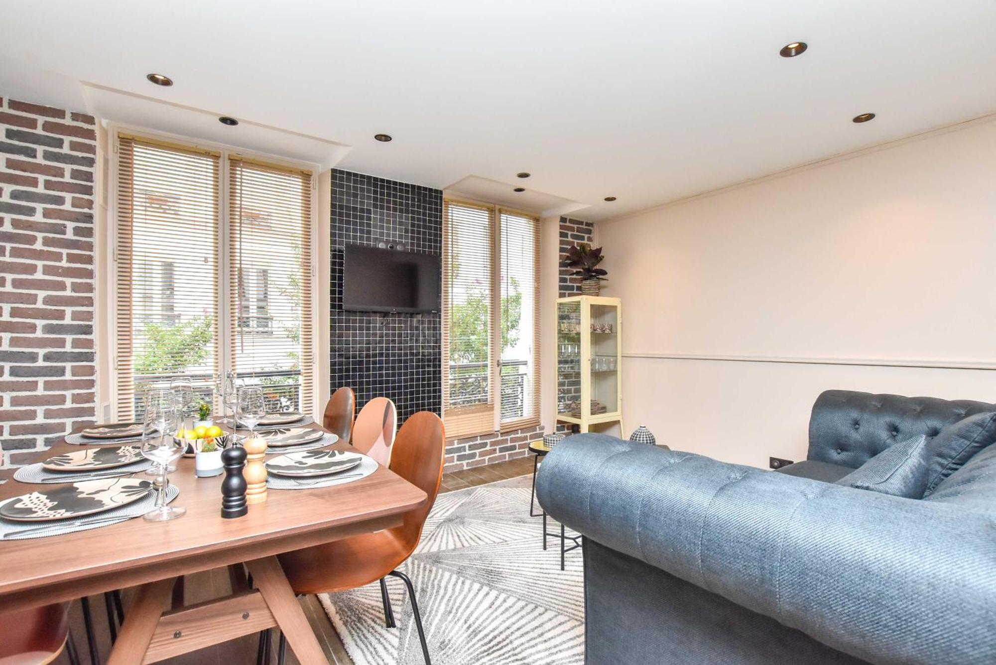 Appartement Charming 3br Montorgueil Republique