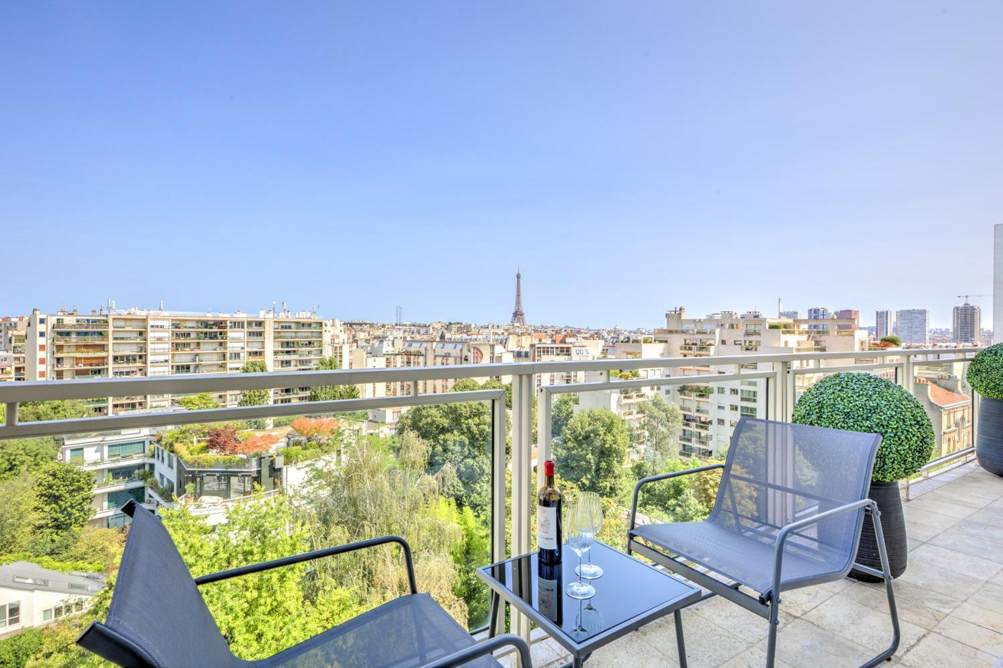 Apartment 101 Penthouse Royal A Avec Vue Imprenable Sur La Tour Eiffel