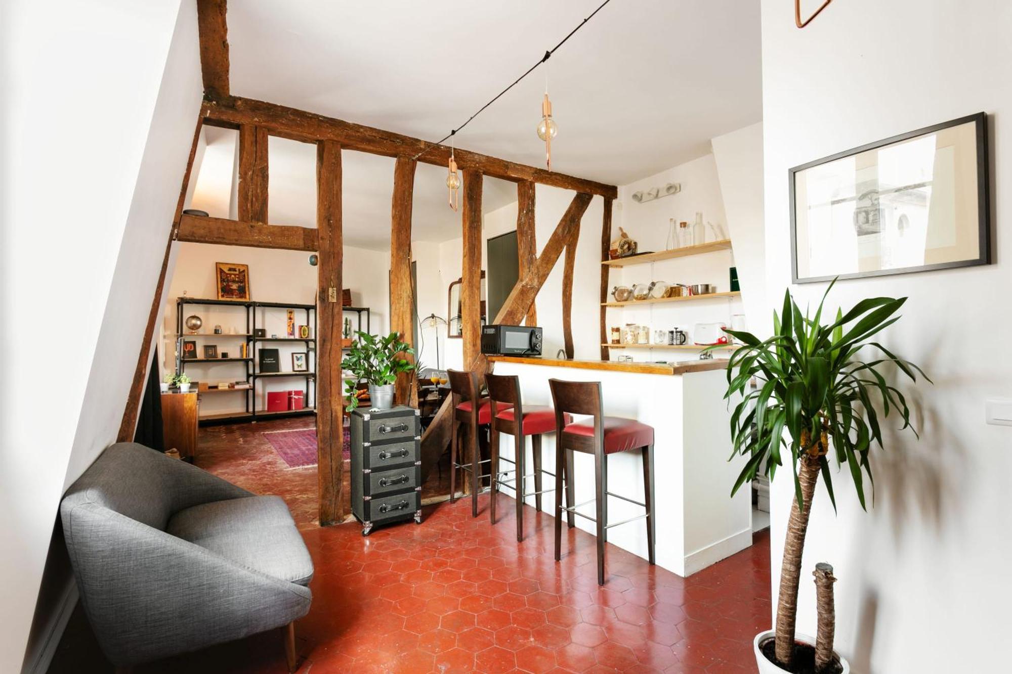 Appartement Central - Sentier - 1br - Cityapartmentstay