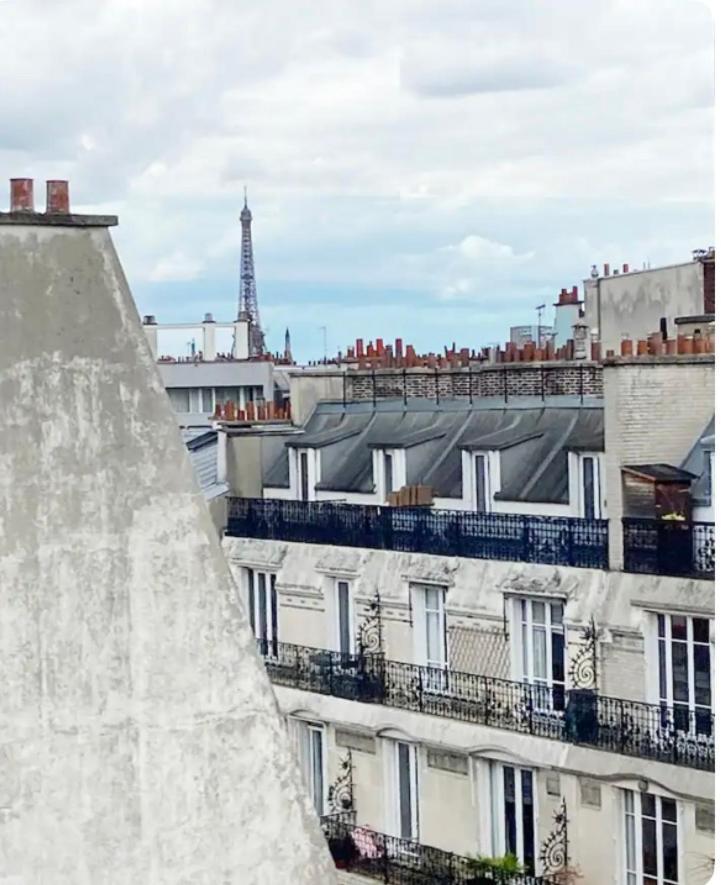 Petit Vue Sur Tour Eiffel Appartement