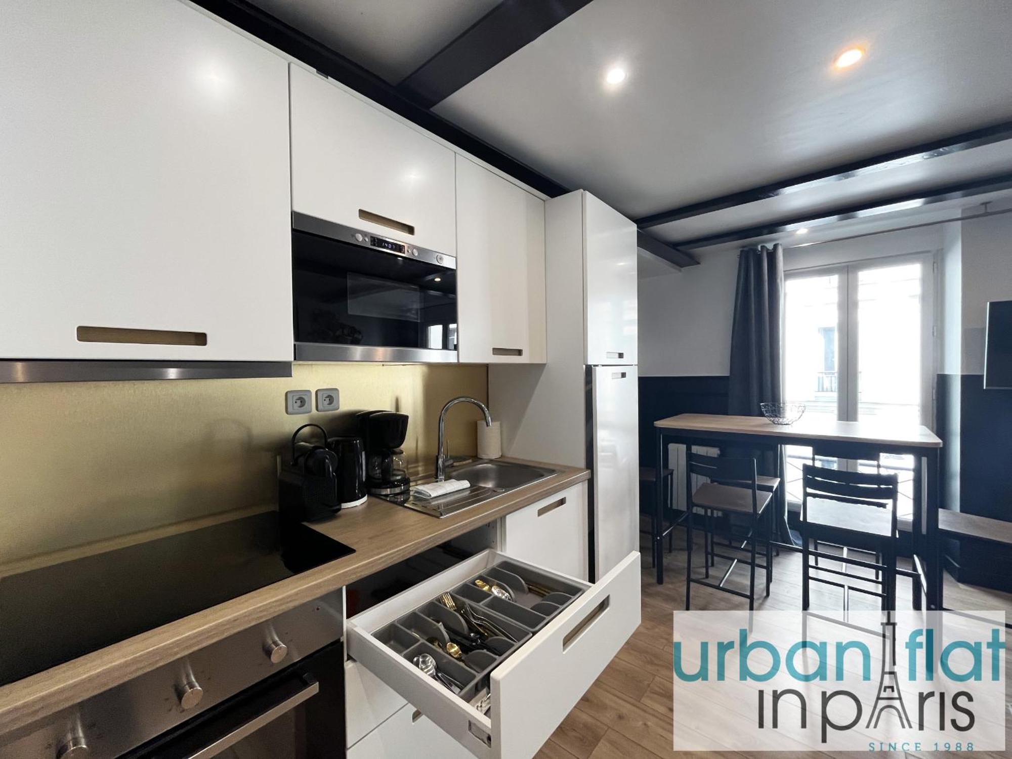 Appartement Urban Flat 13 - Pretty 2 Bedroom Parisian Flat