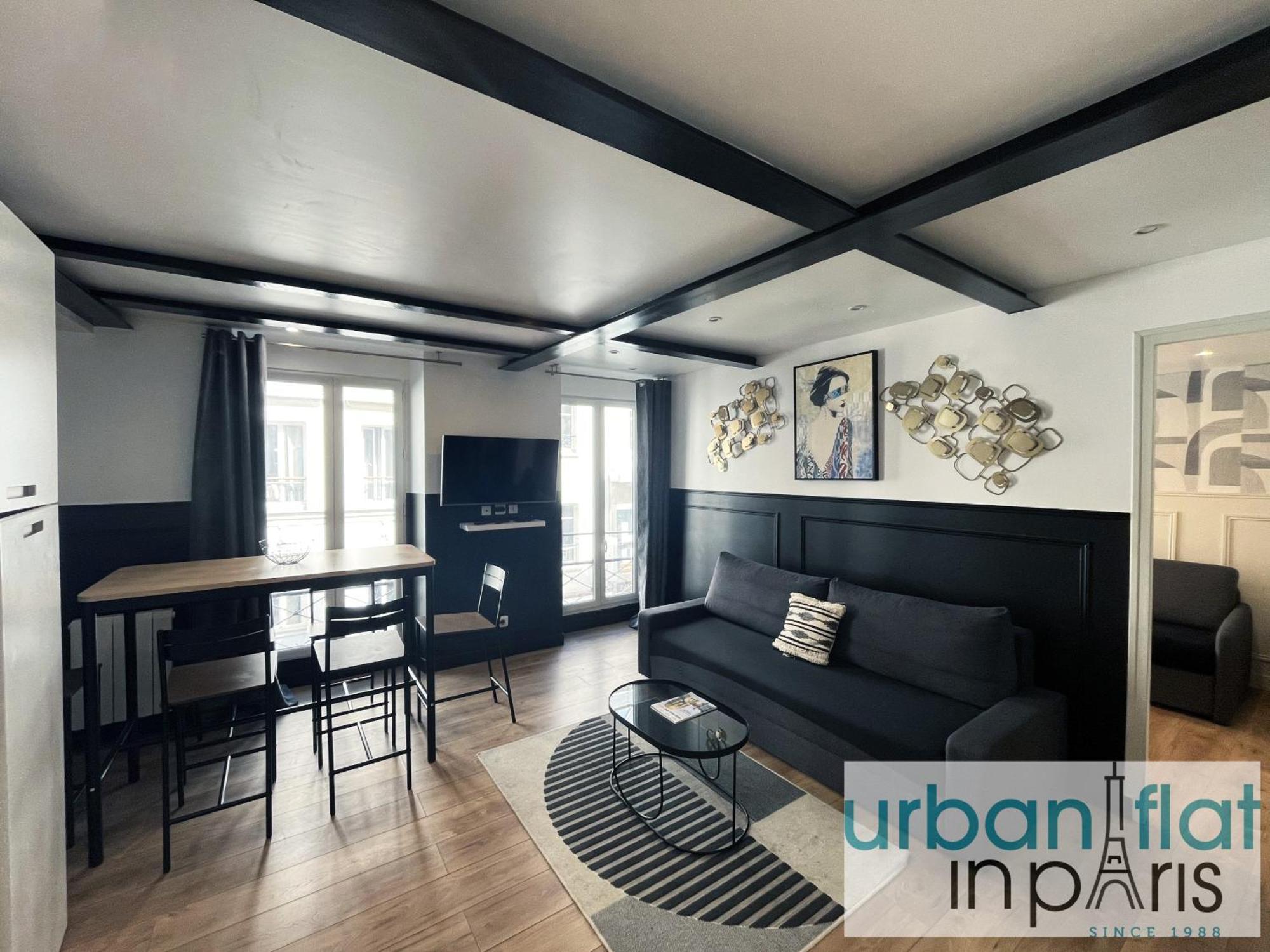 Urban Flat 13 - Pretty 2 Bedroom Parisian Flat Apartment