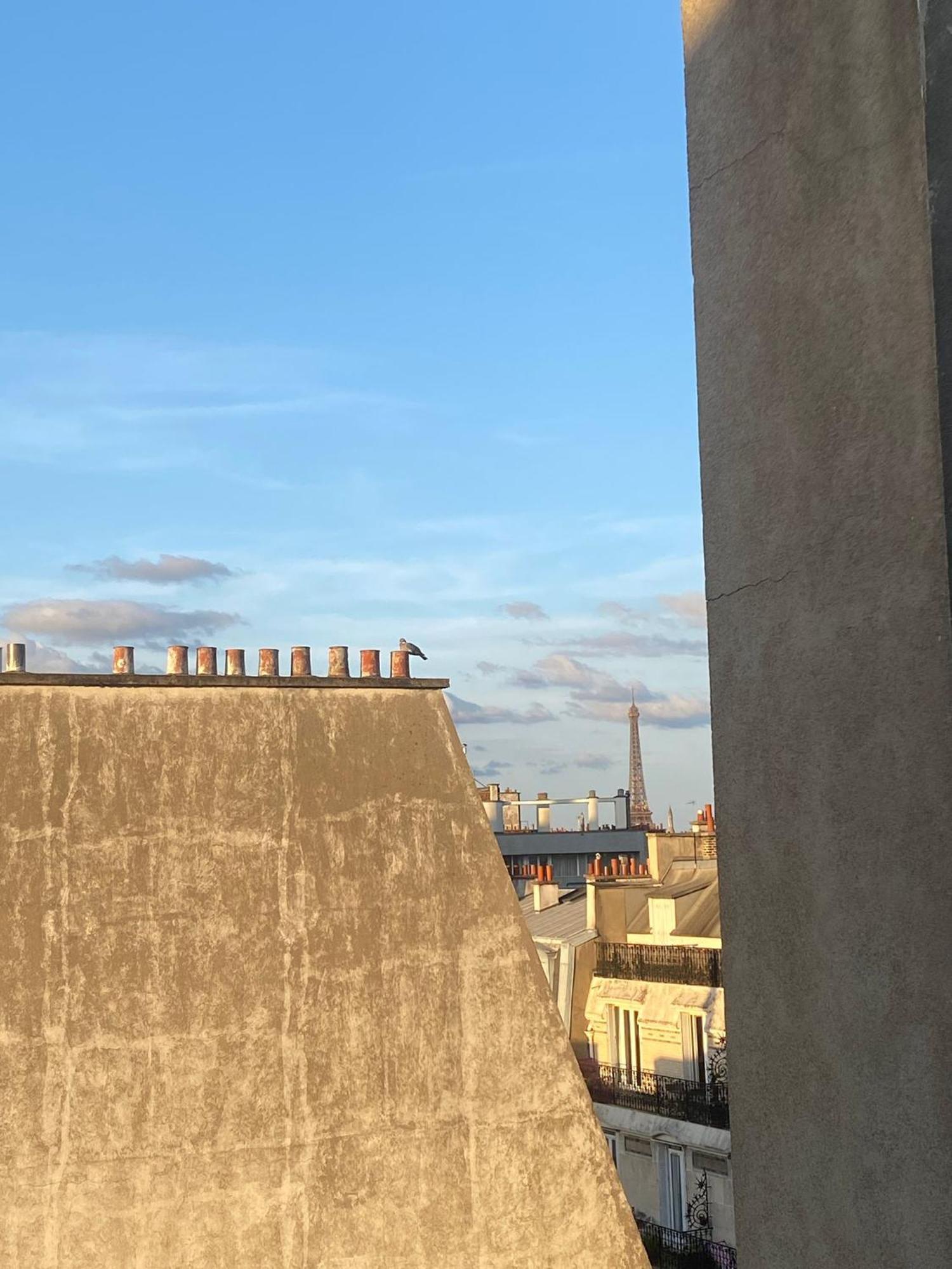 Appartement Petit Vue Sur Tour Eiffel Paris
