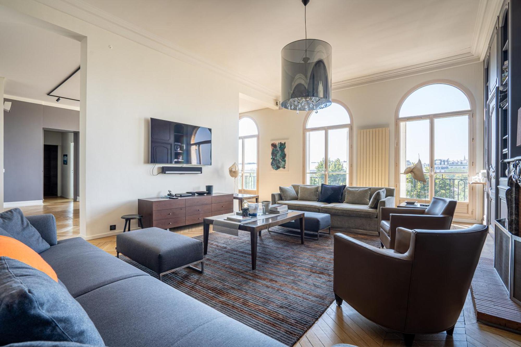 Apartment Luxury 4 Bedroom Eiffel Tower View Paris