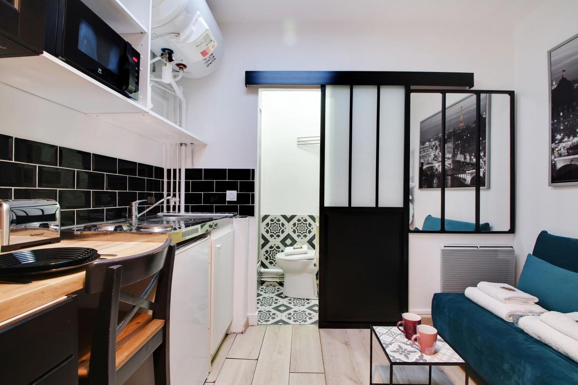 Apartment Comfortable Studio Porte-dauphine Paris