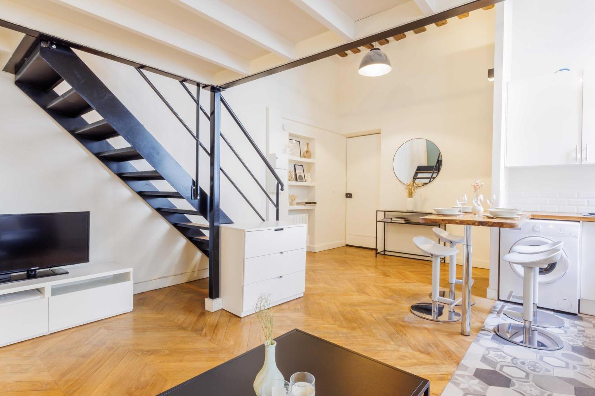 Appartement Quiet 1br-4p - Quartier Du Mail Paris
