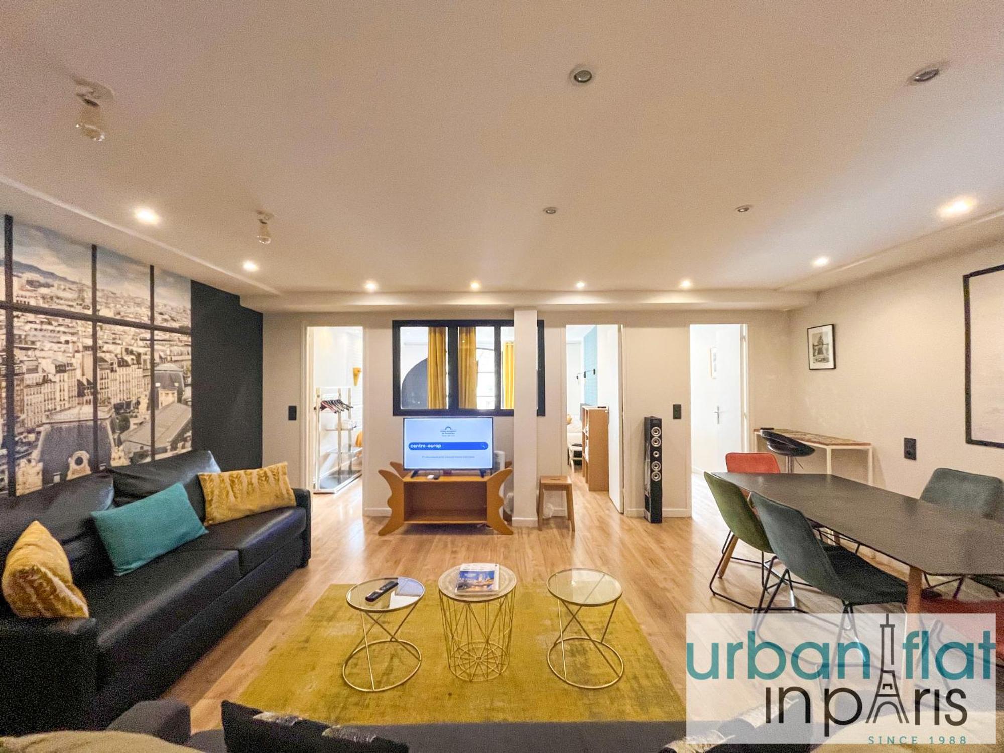 Urban Flat 120 - Charming 3 Bedroom Flat In Le Marais * Paris