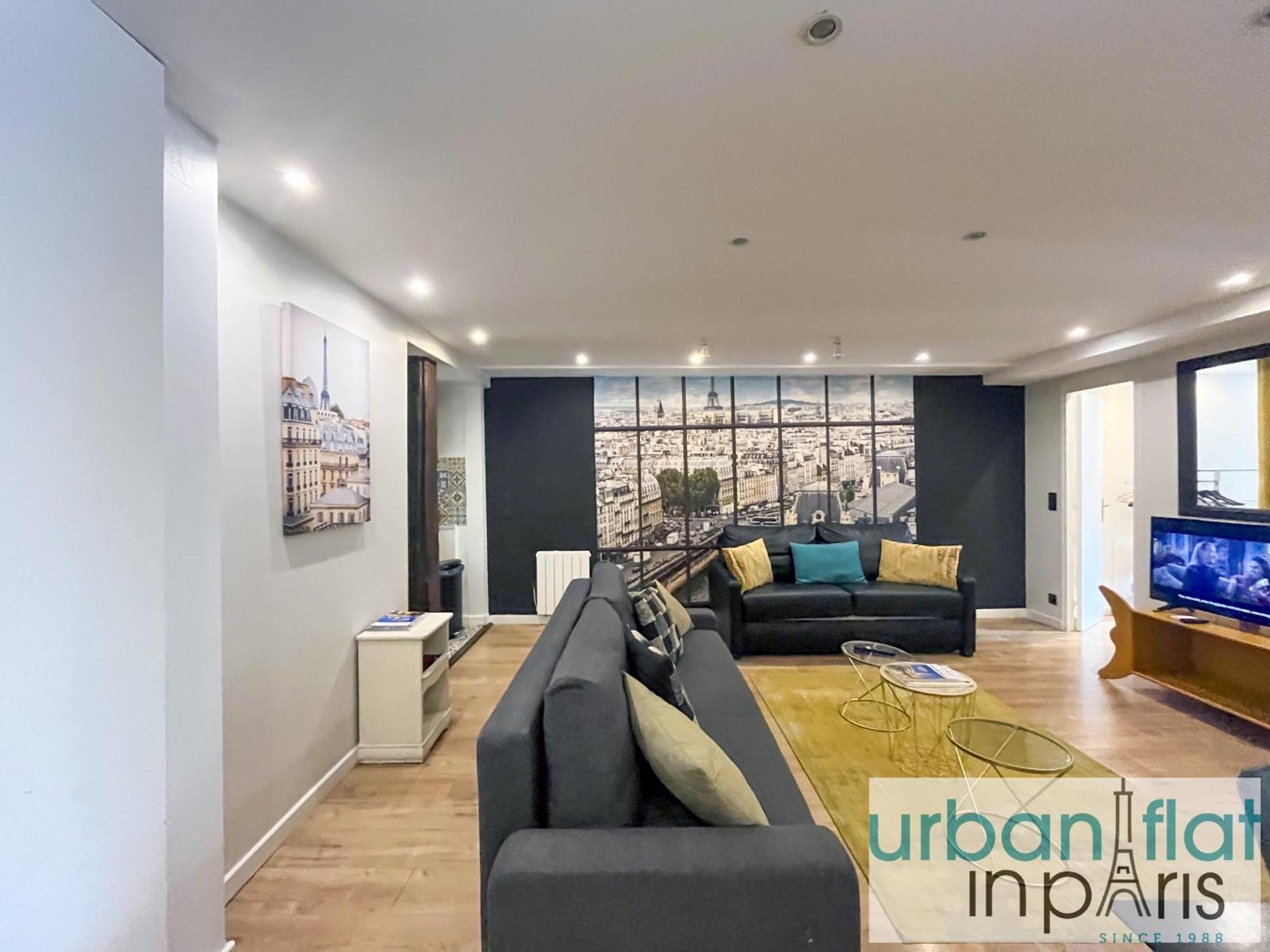 Apartment Urban Flat 120 - Charming 3 Bedroom Flat In Le Marais