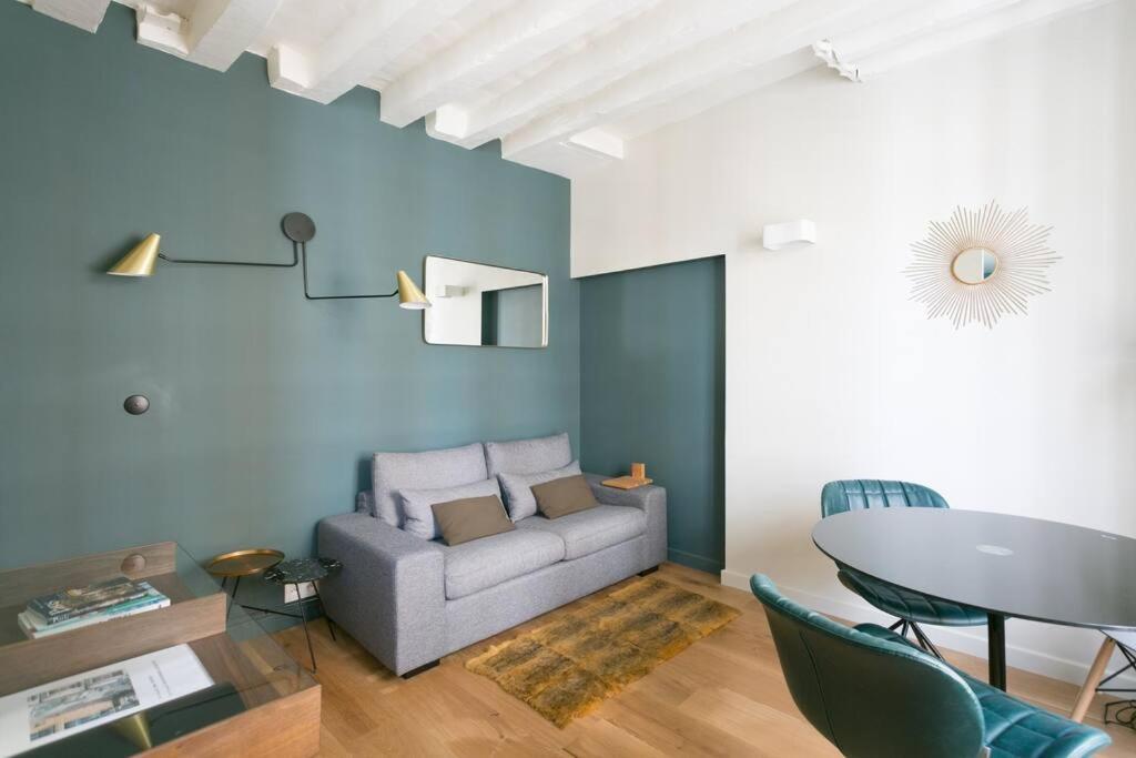 Apartment Romantic Brand New In Paris, Bathroom, Kitchen *