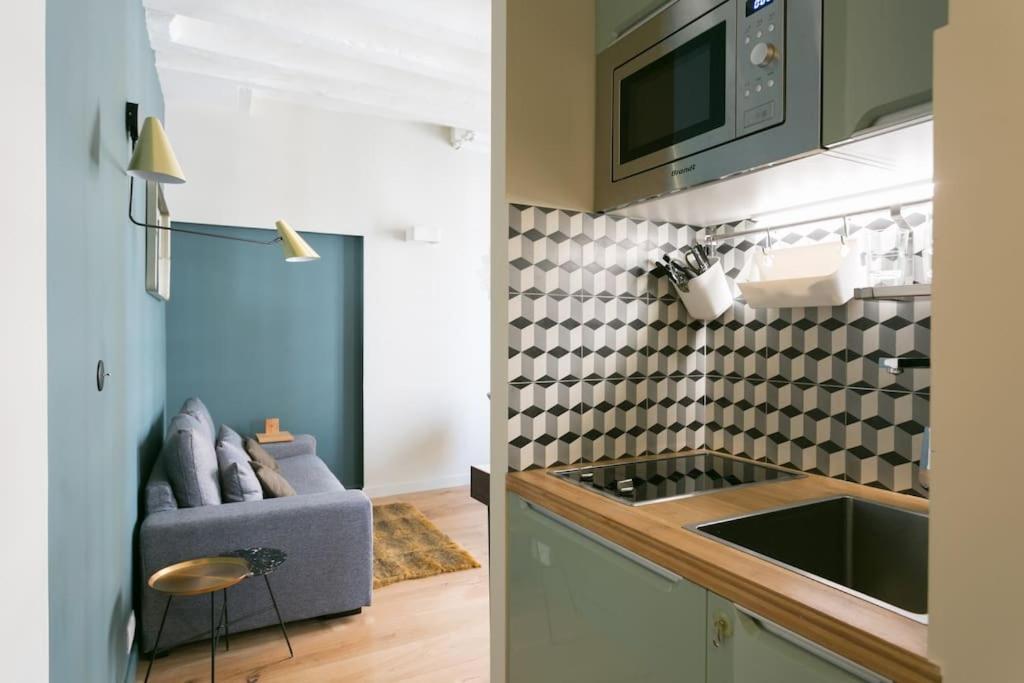 Romantic Brand New In Paris, Bathroom, Kitchen
