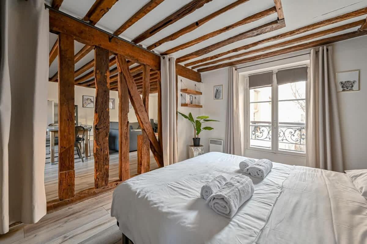 Grand 2 Pieces Typique Du Marais - Flat-guest * Paris