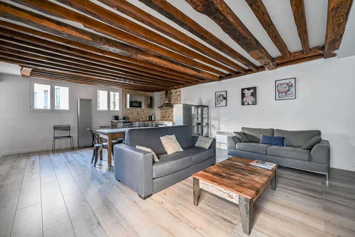 Grand 2 Pieces Typique Du Marais - Flat-guest * Paris
