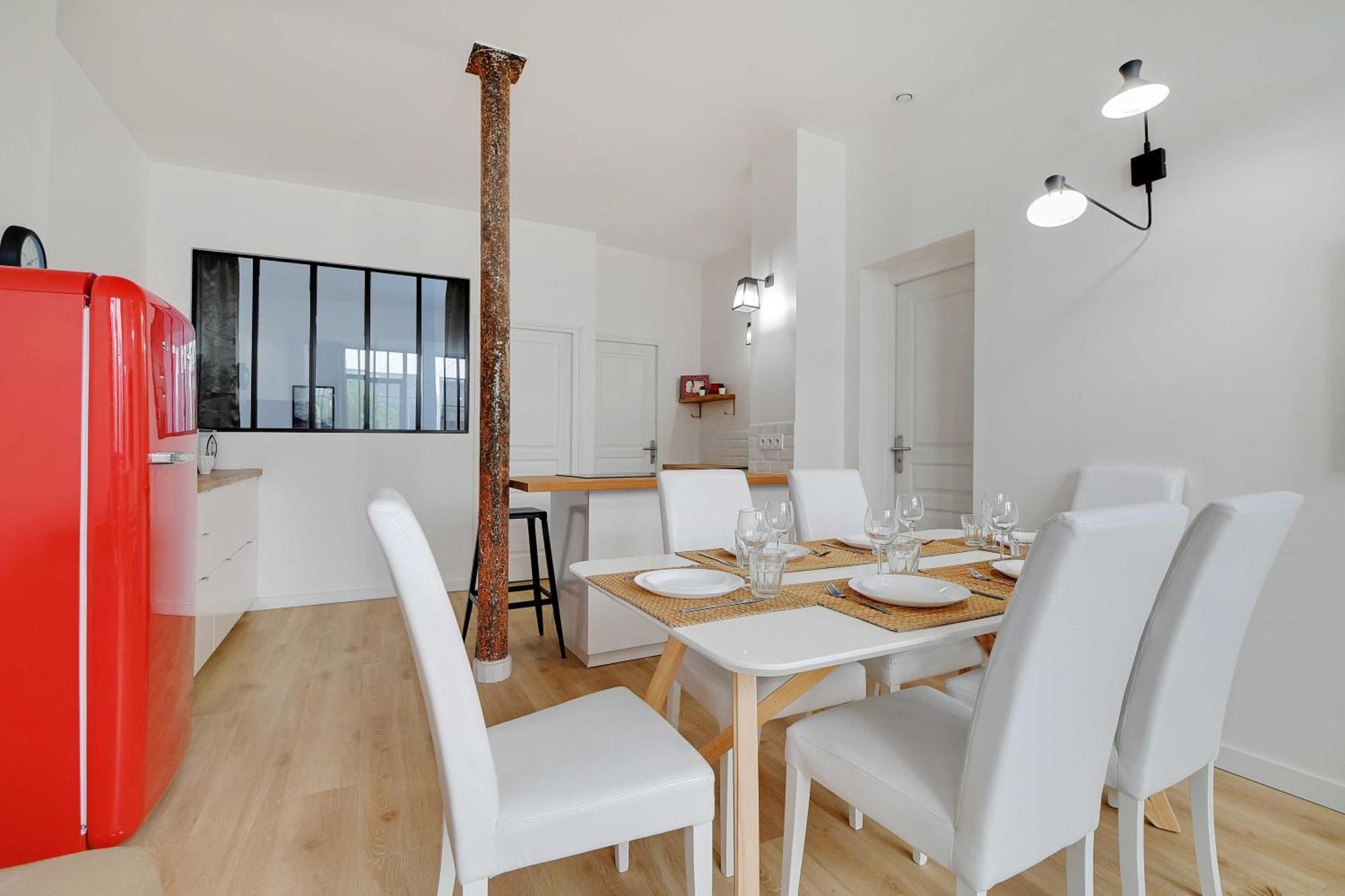 Loft D'exception Pour 6 Personnes - Voltaire 11e Apartment Paris