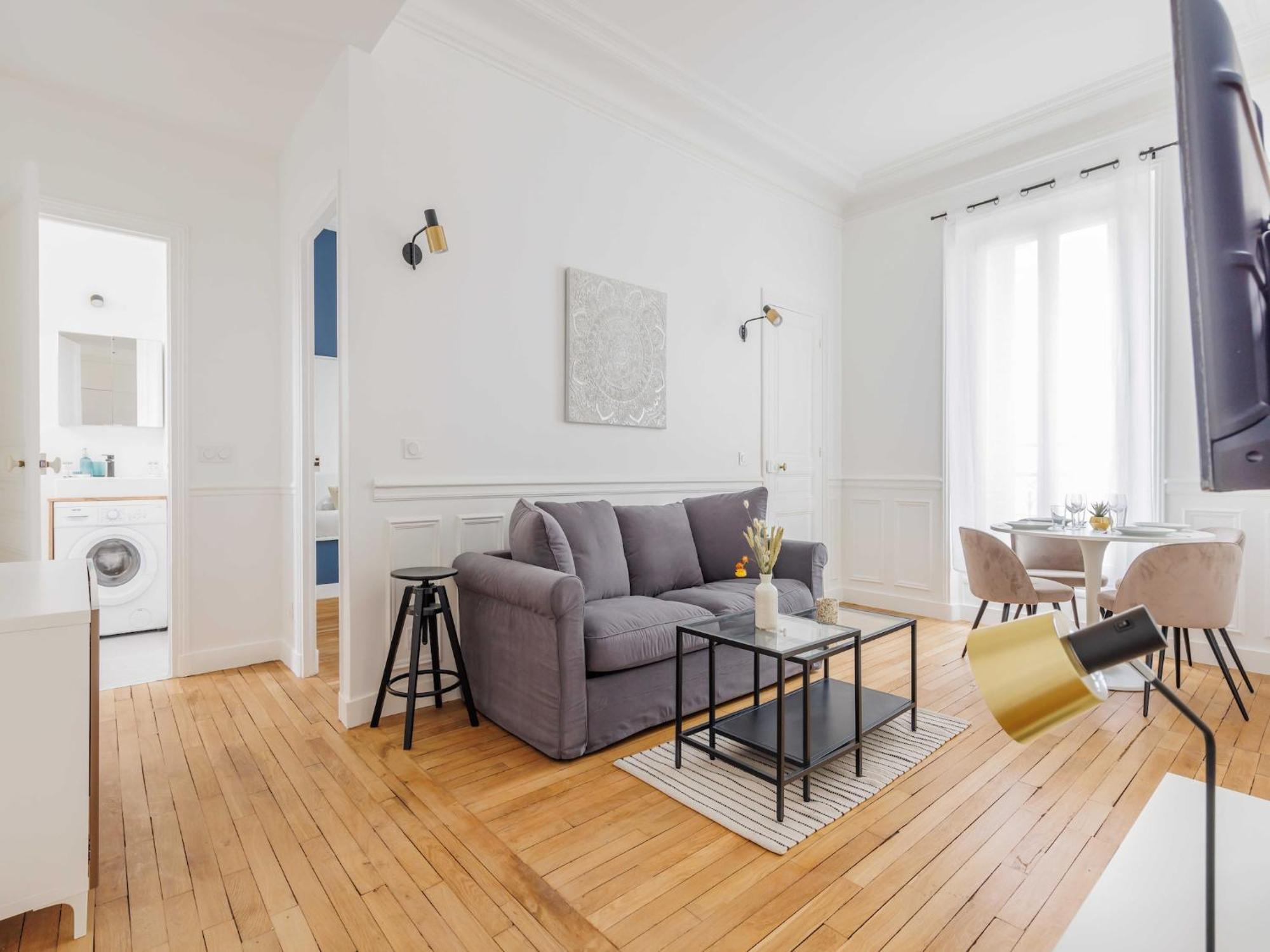 Appt Cosy 1bdr 2 P Proche Buttes Chaumont Apartment