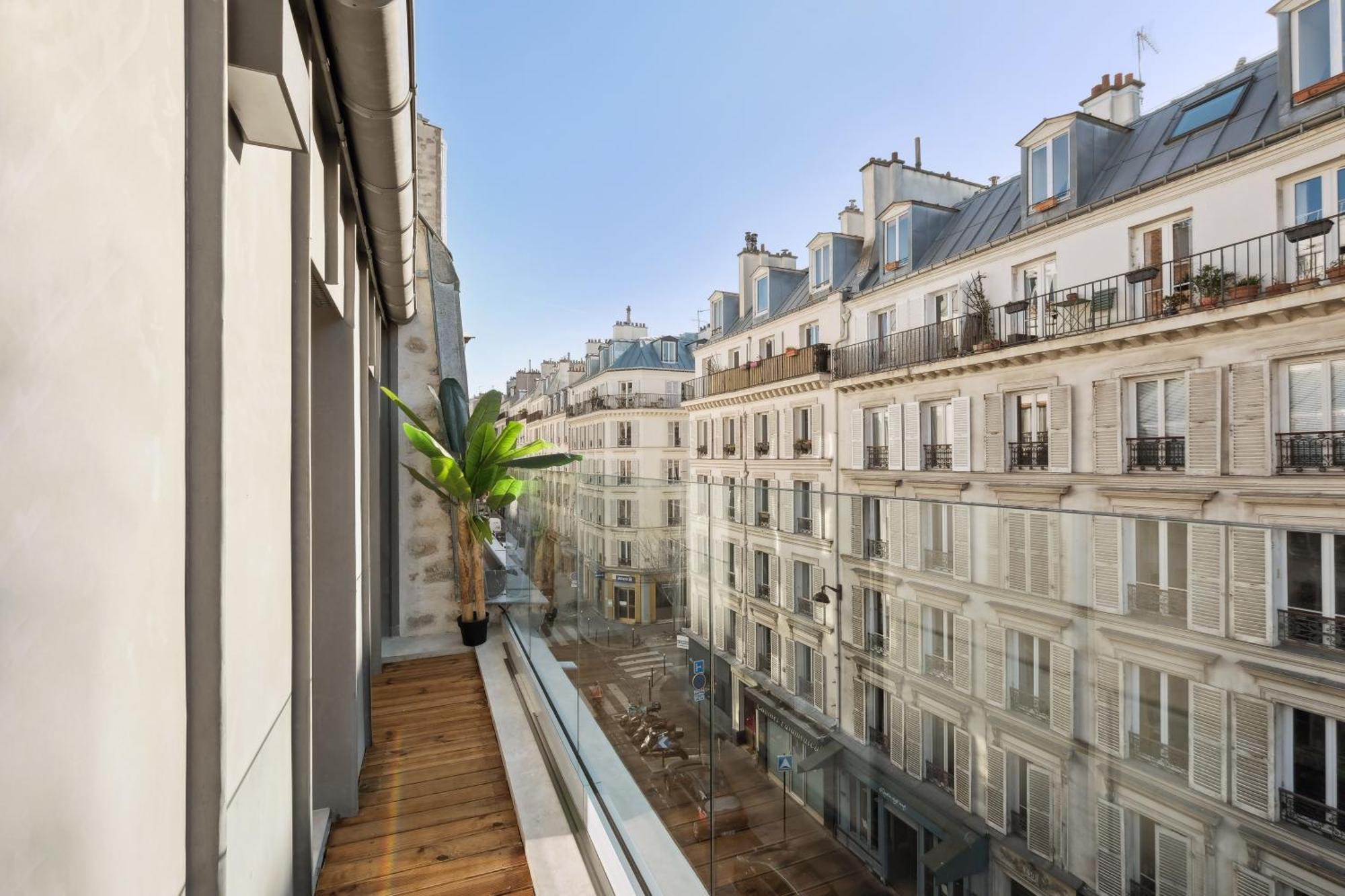 A Rooftop In Apartment Paris