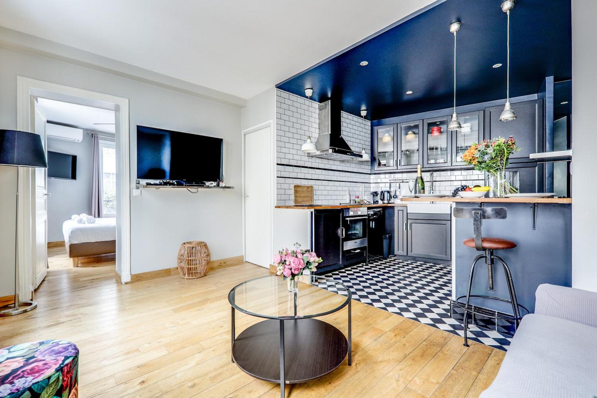 Ac & 10min From Marais L Center Of Apartment *