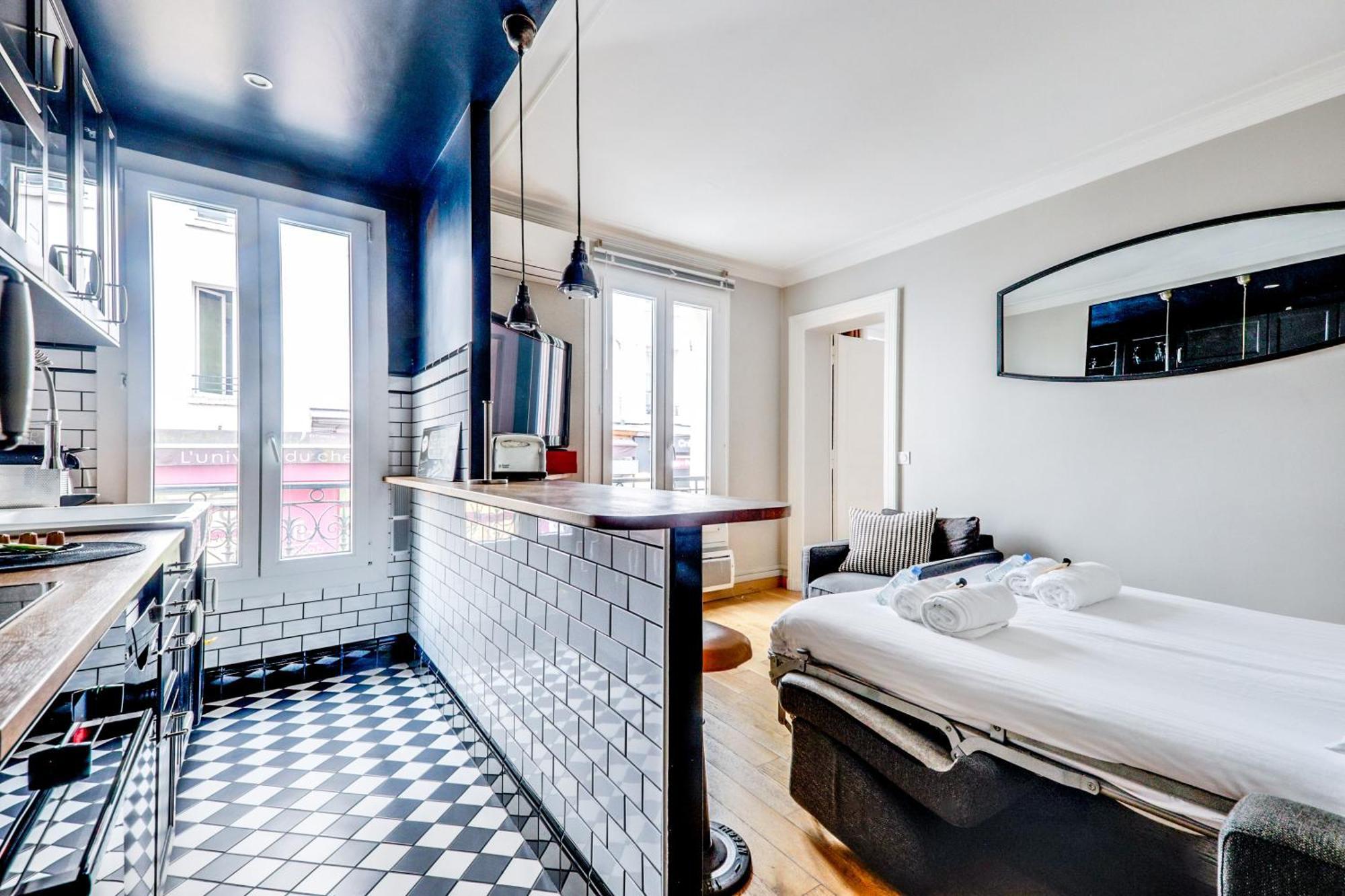 Ac & 10min From Marais L Center Of Appartement *