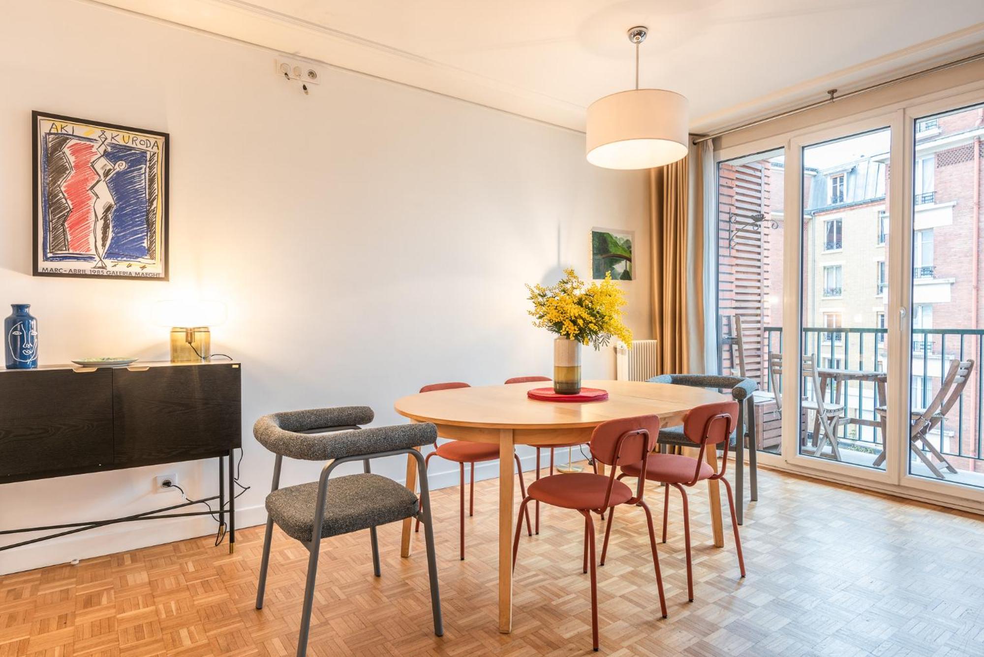 Apartment Luxury Flat For 6 People With Balcony - Near Metro Paris