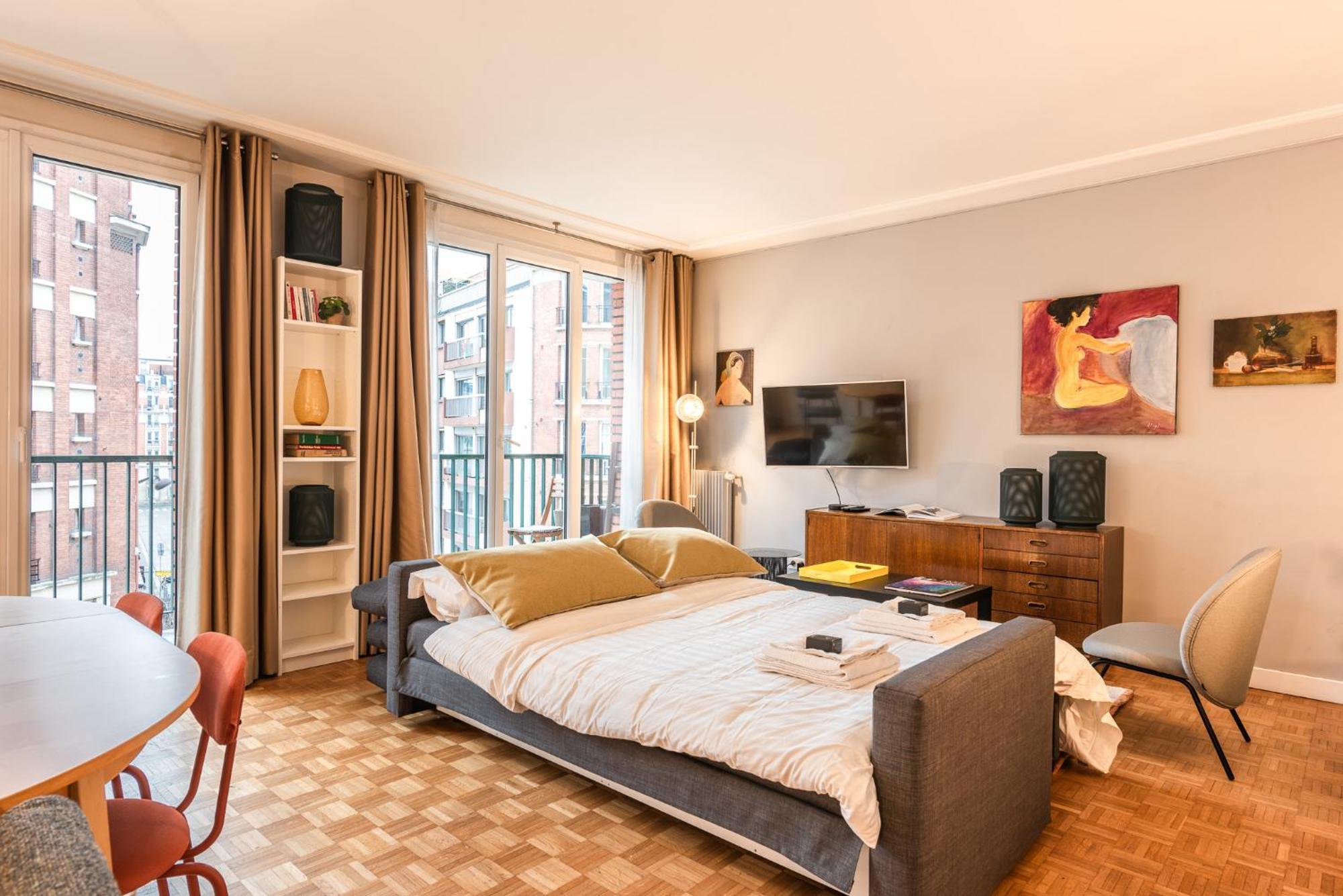 Luxury Flat For 6 People With Balcony - Near Metro * Paris
