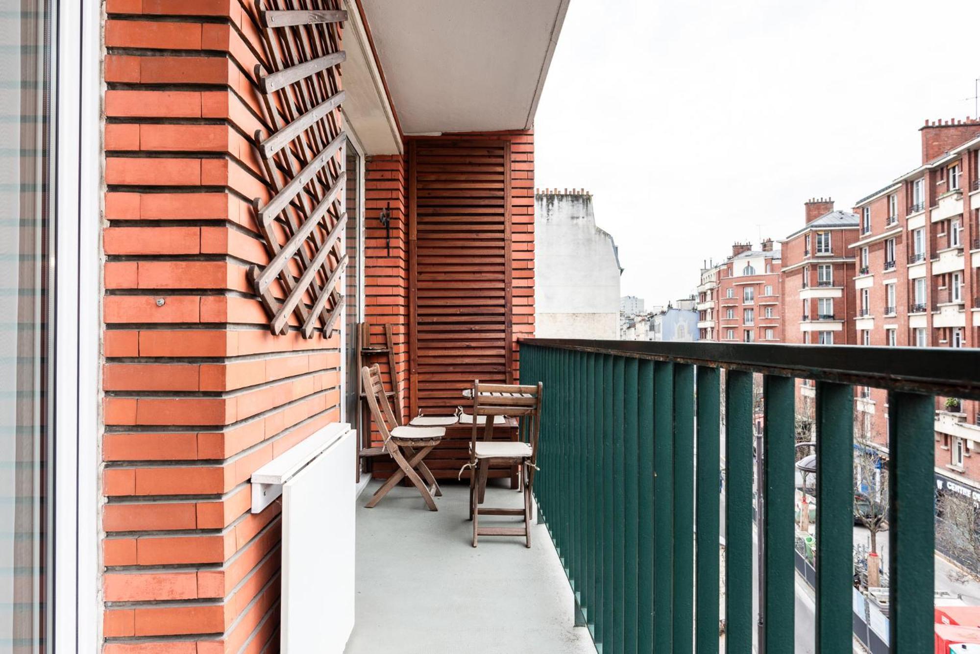Luxury Flat For 6 People With Balcony - Near Metro Apartment Paris