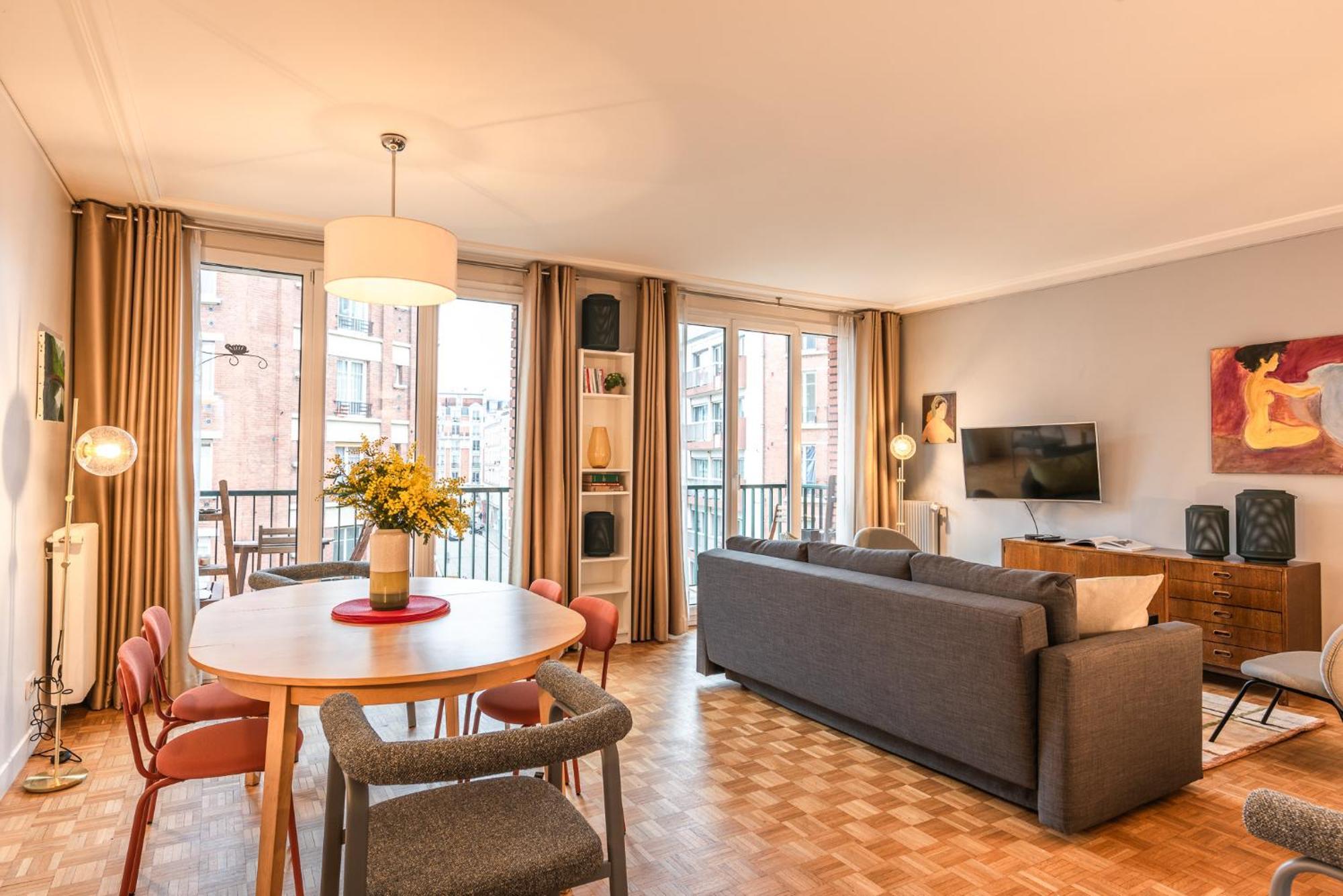 Luxury Flat For 6 People With Balcony - Near Metro * Paris