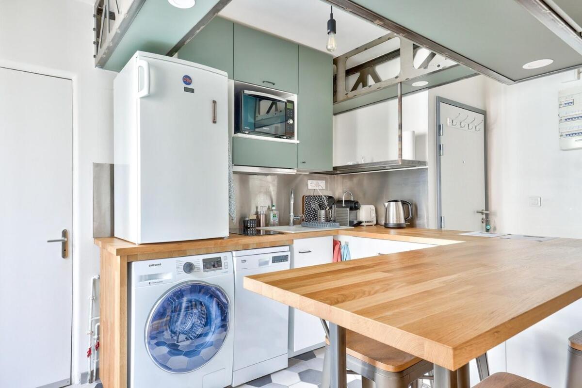 Apartment Lovely 5 Mn Walk To Laumiere Metro Station