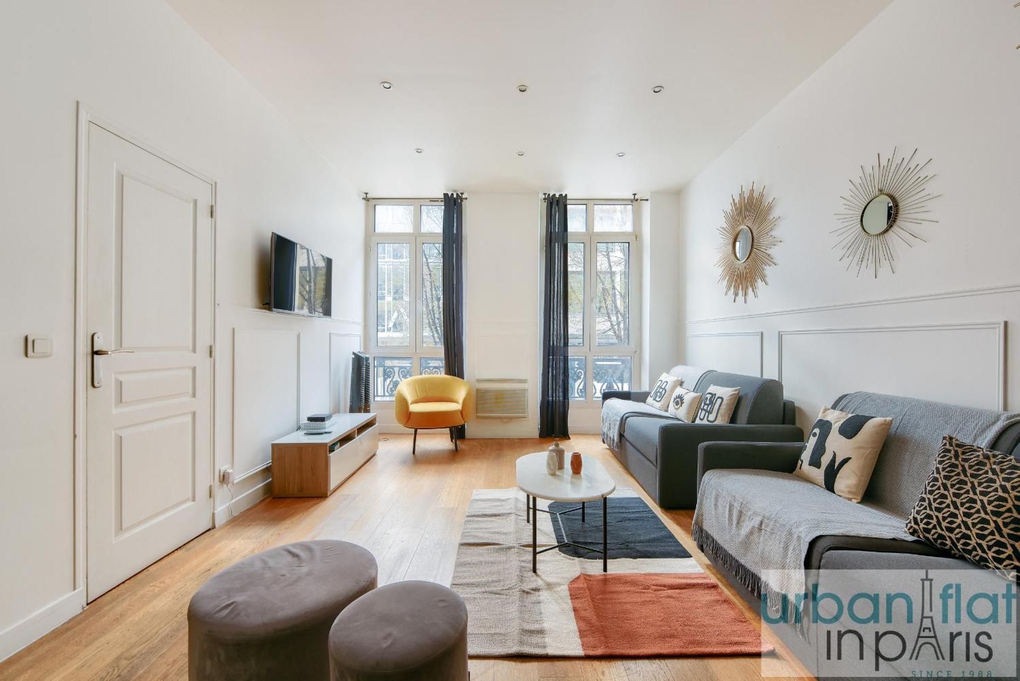Apartment Urban Flat 34 - Beautiful 3 Bedroom Louvre Paris
