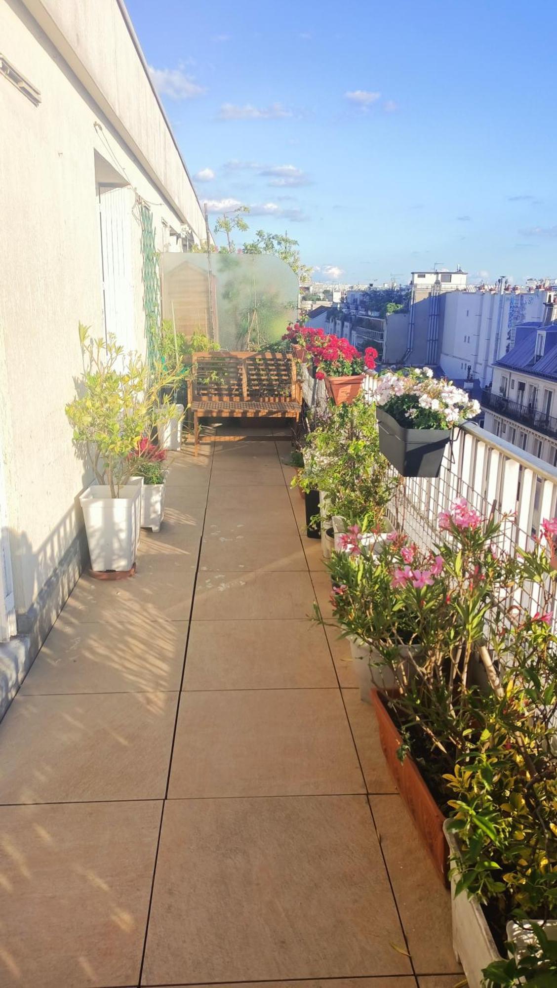 Floor & Terrace With View Apartment Paris