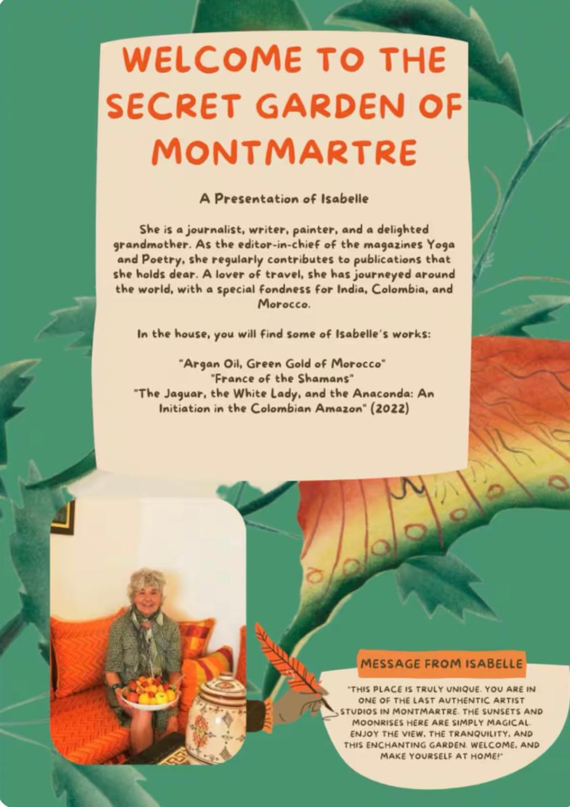 Apartment Montmartre Hidden Artist Loft *