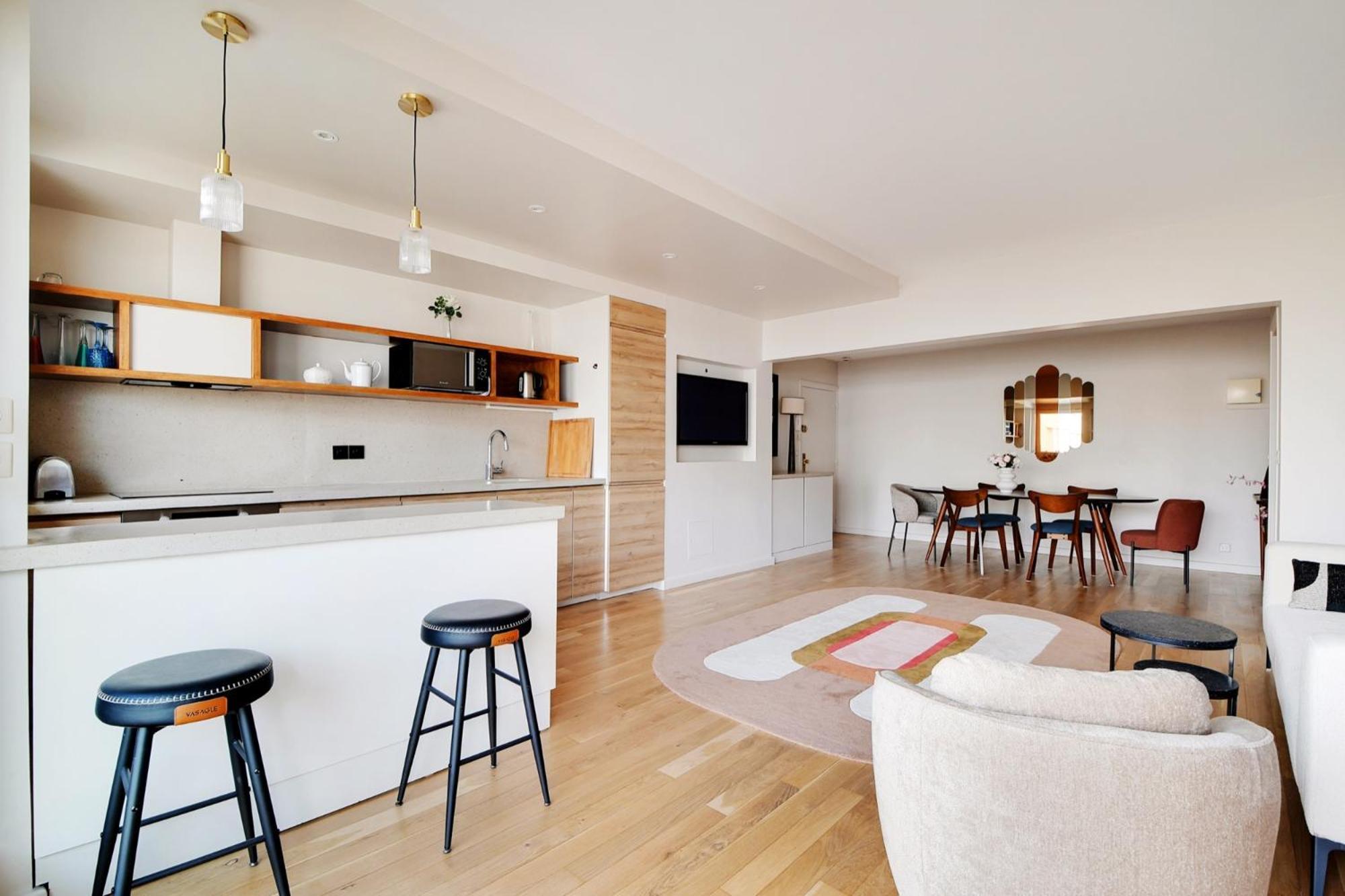 Exceptionnel 3p 100m2 - Luxe & Lumiere Face Parc Monceau Paris