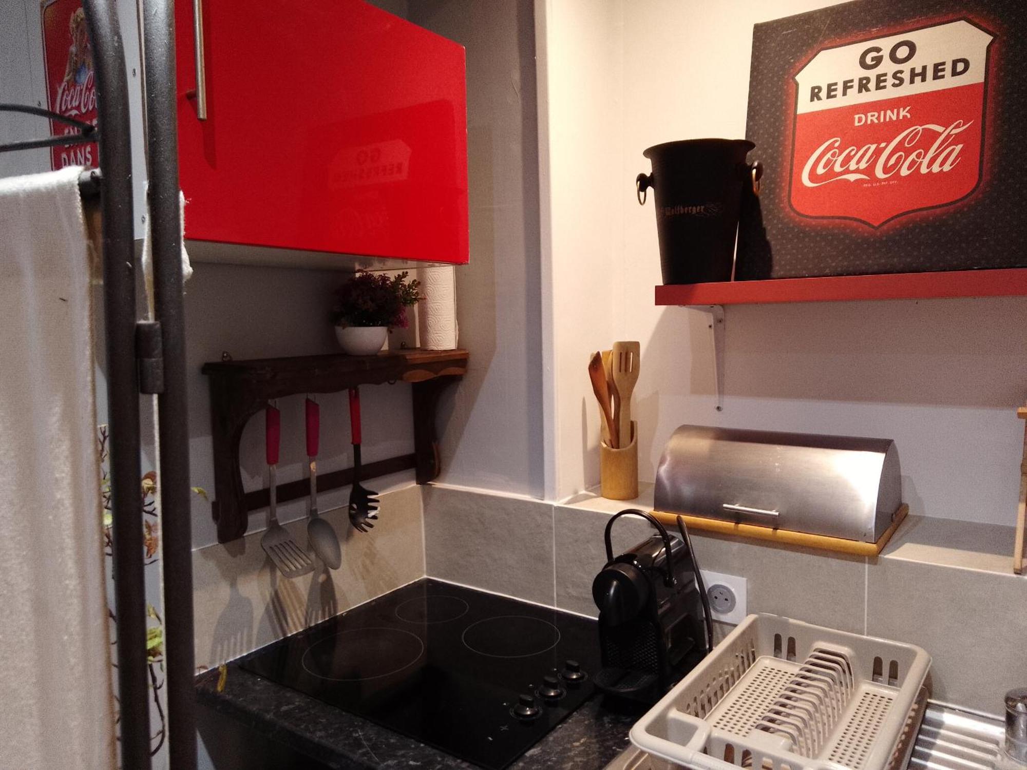 Guesthouse Familial Pour 1 A 5 Personnes De 42M2-Rez De Chaussee-Vues Sur Rue Et Patio Prive Ombrage - Sejour,Chambre Separee,Cuisine,Salle De Bain,Lit Double Et 2 Canapes Lits Depliant - Entree Cote Rue Berzelius-5 Minutes Du Metro Brocante ,Bus 31, * Paris