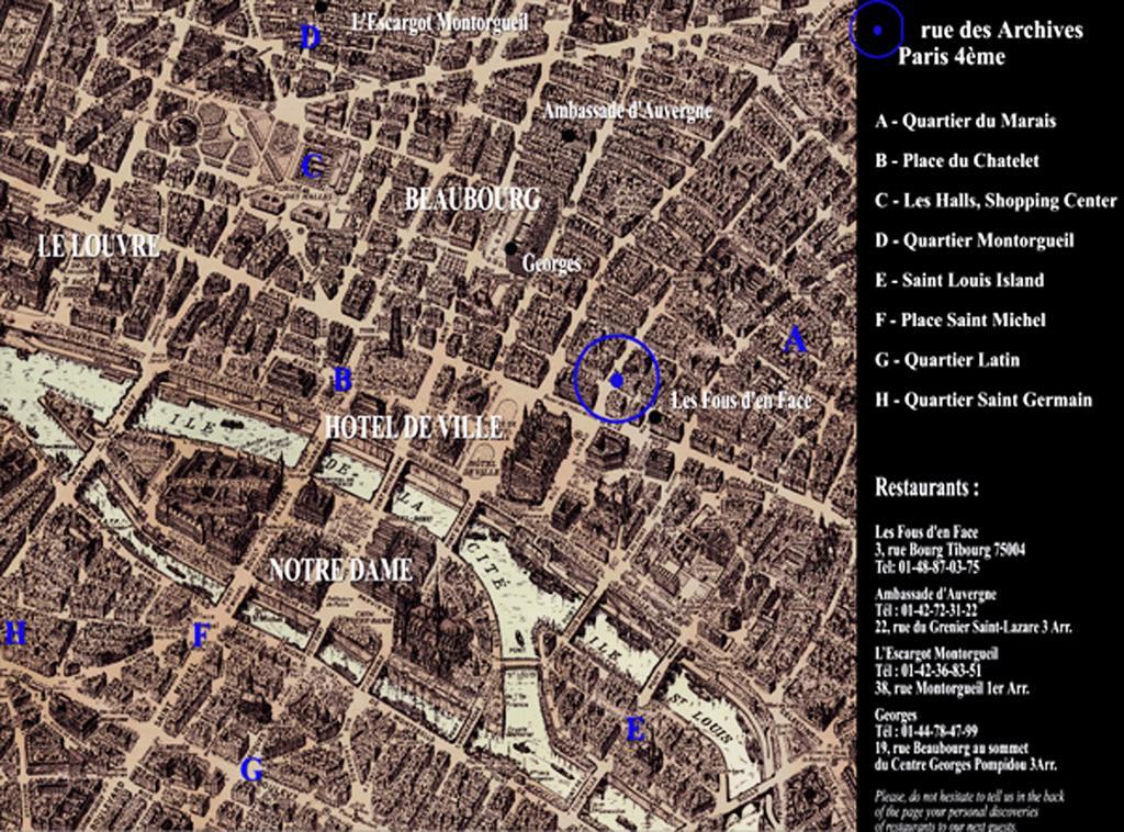 Appartement Interiors - Le Marais Archives 2 Bdr *