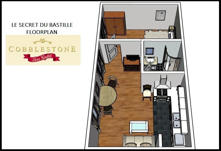 Le Secret Du Bastille Appartement *