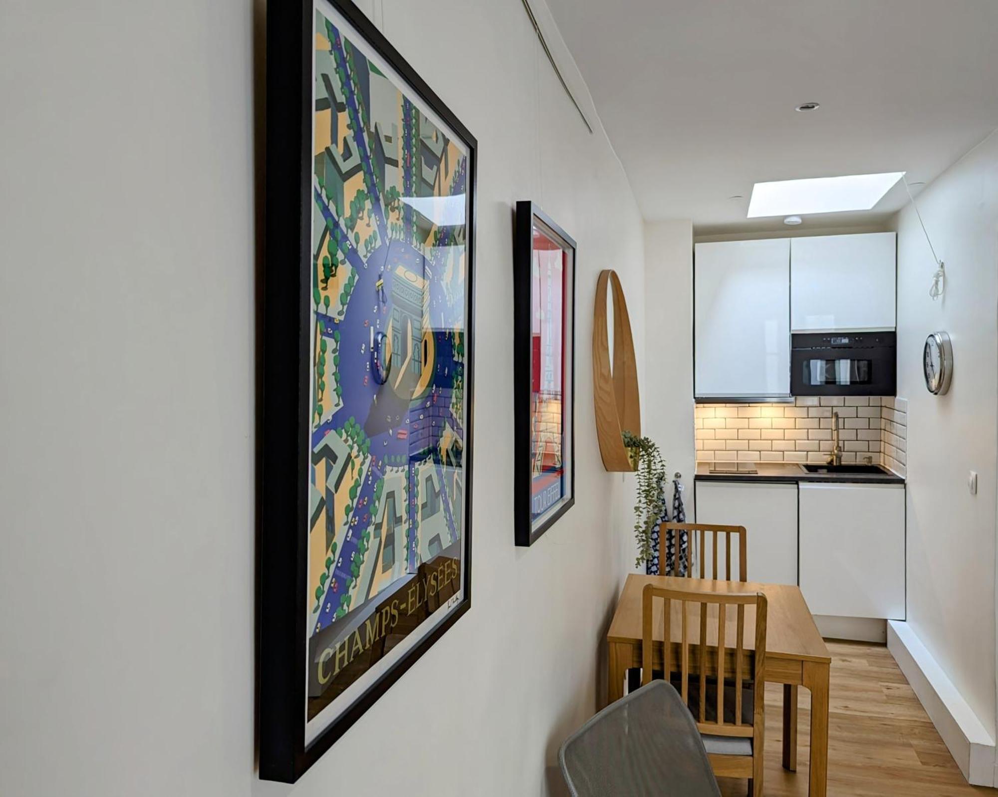 Oasis: One Bedroom Studio For Two Next To The Eiffel Tower Appartement Paris