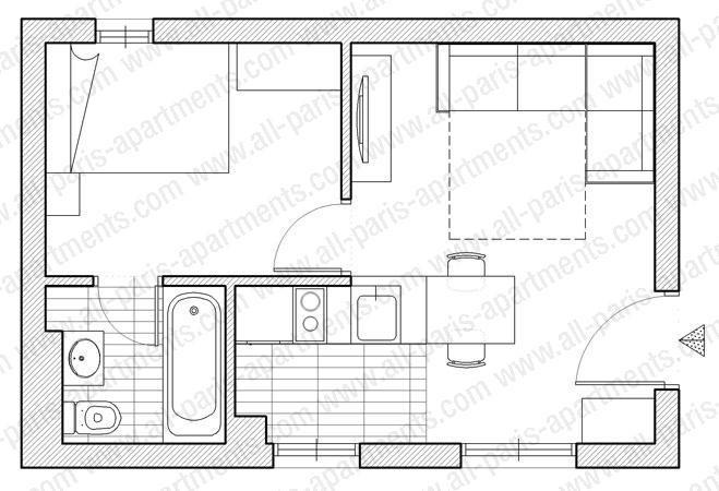 Apartment Rosiers
